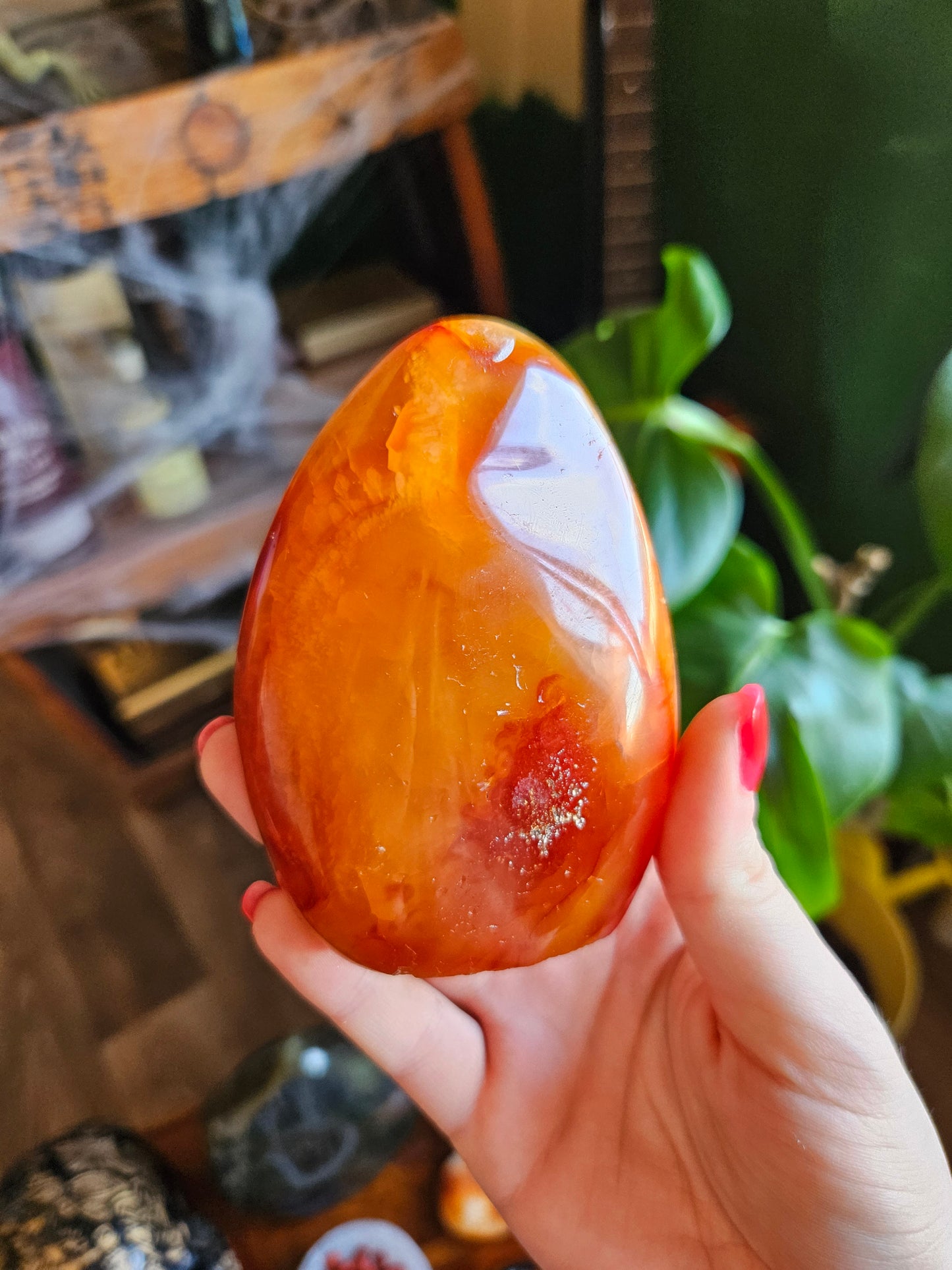 Juicy Orange Carnelian freeform - 316g