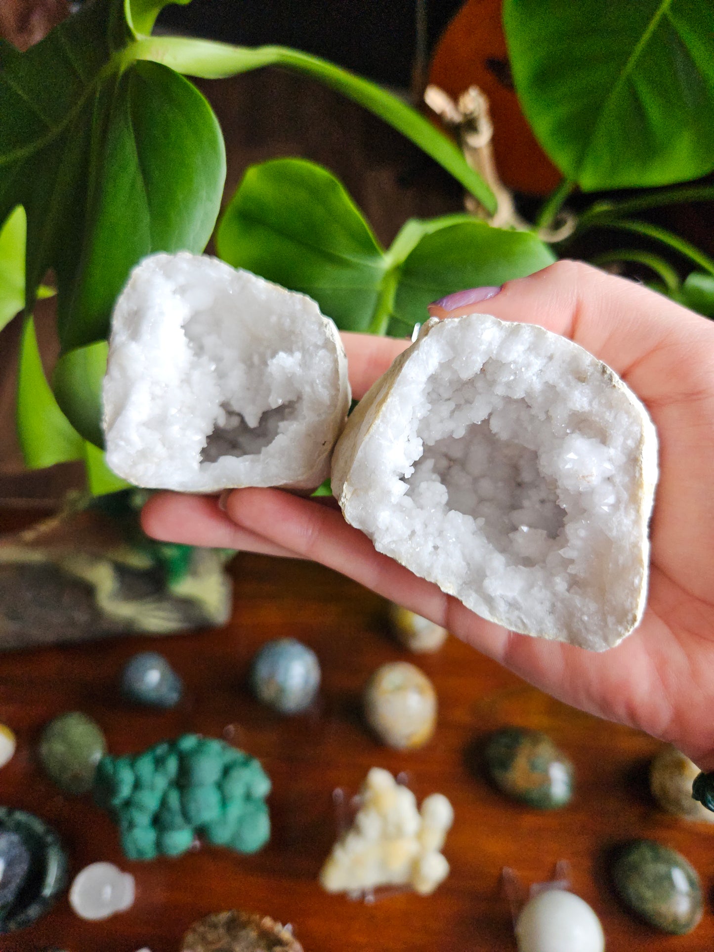Large Clear Quartz geode