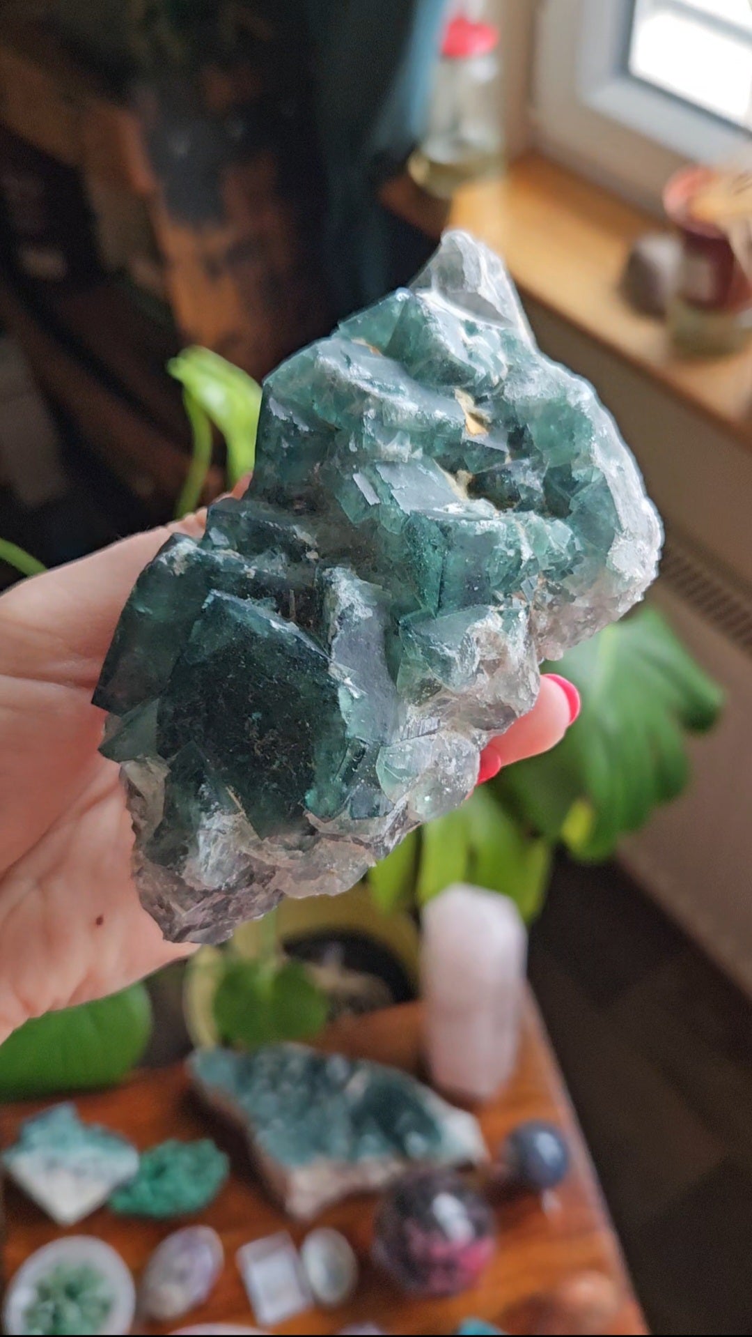 Large Green Fluorite