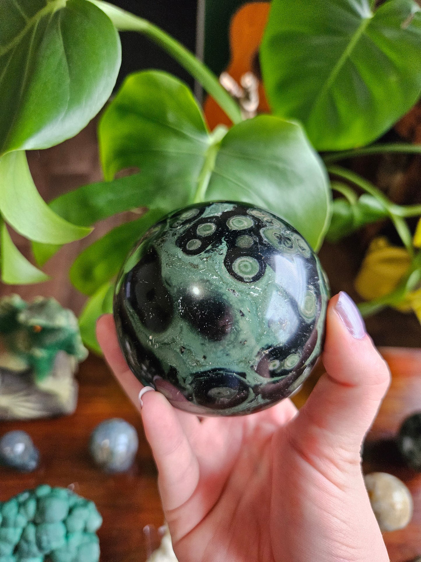 Kambaba Jasper planet - 706g