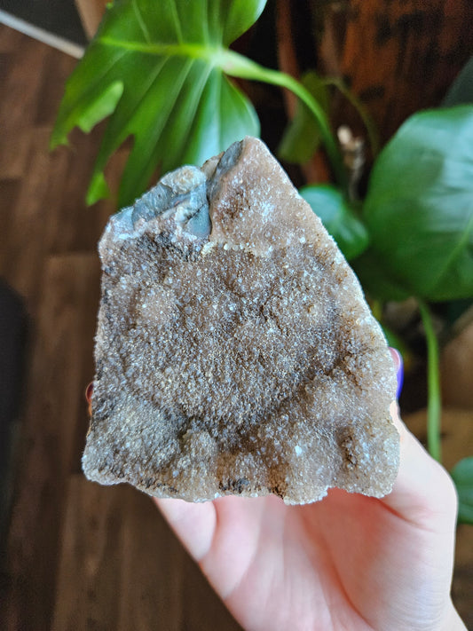 Large Amethyst with Hematite geode
