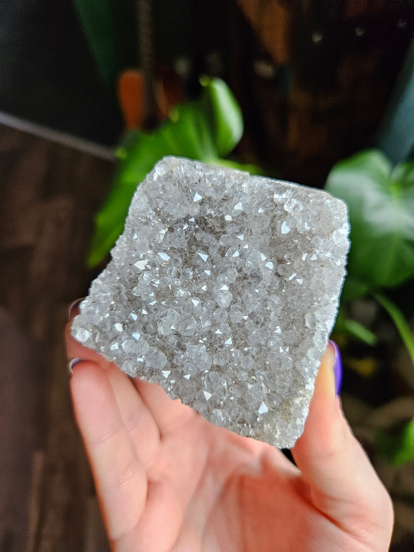 Smoky Amethyst geode