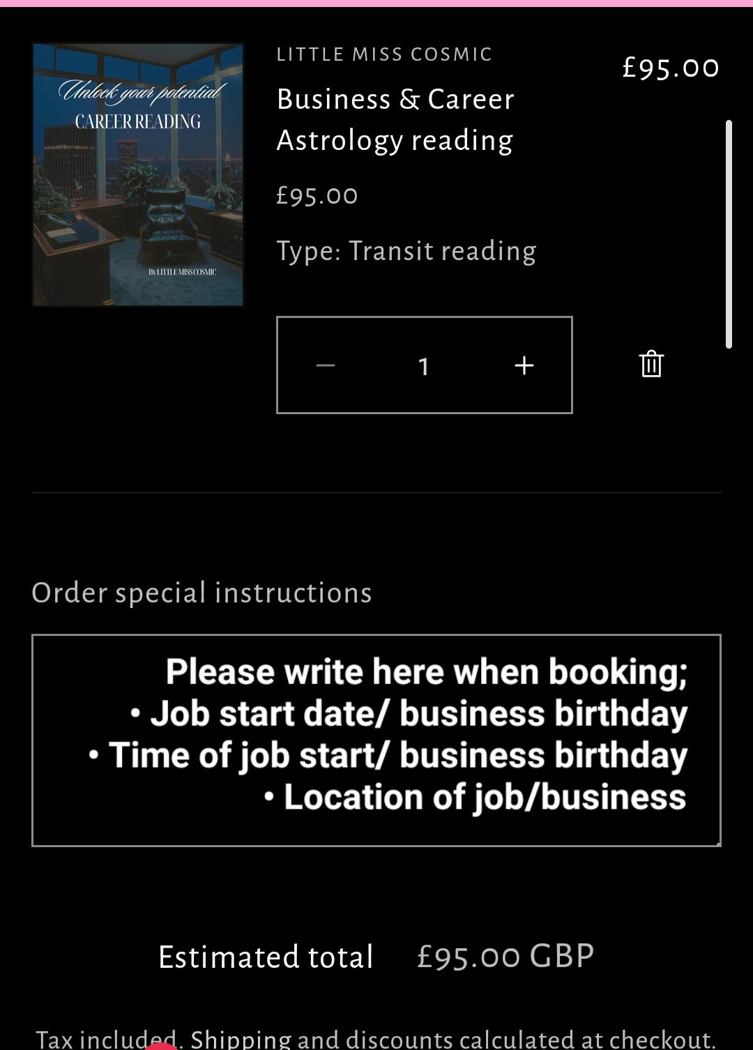 Business & Career Astrology reading