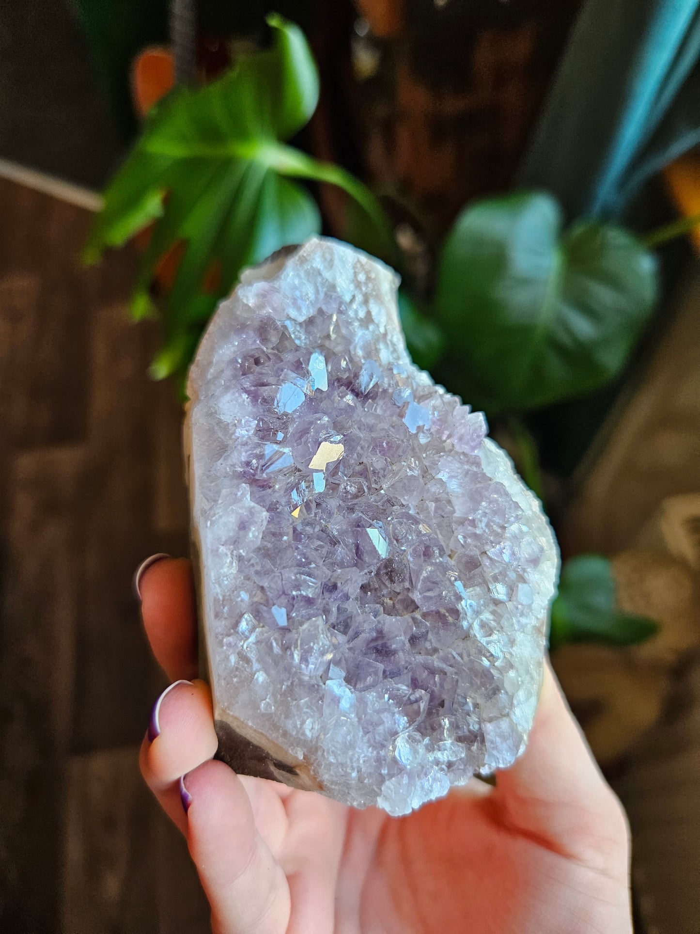 Lilac Amethyst geode