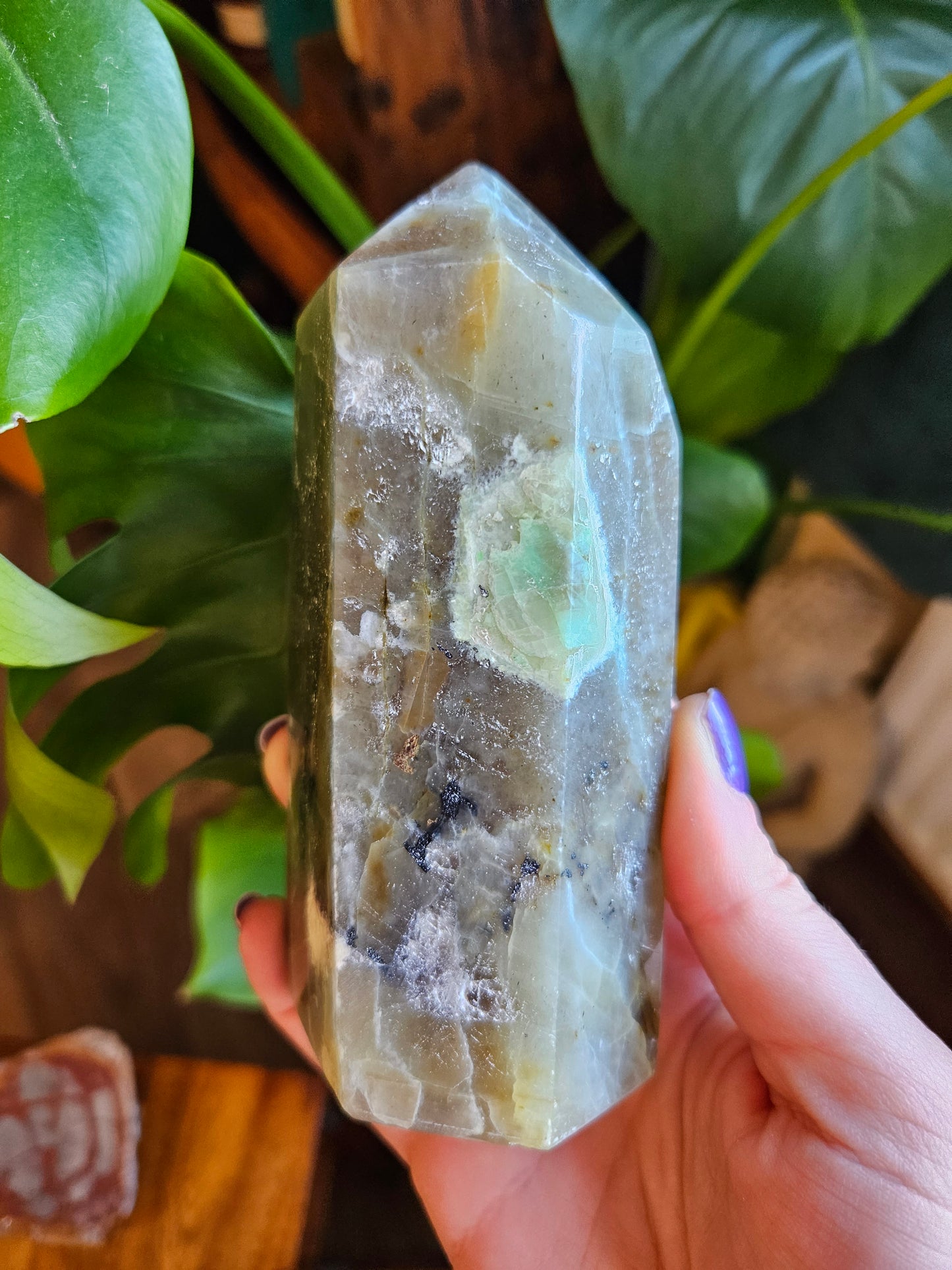 Large Green Moonstone tower
