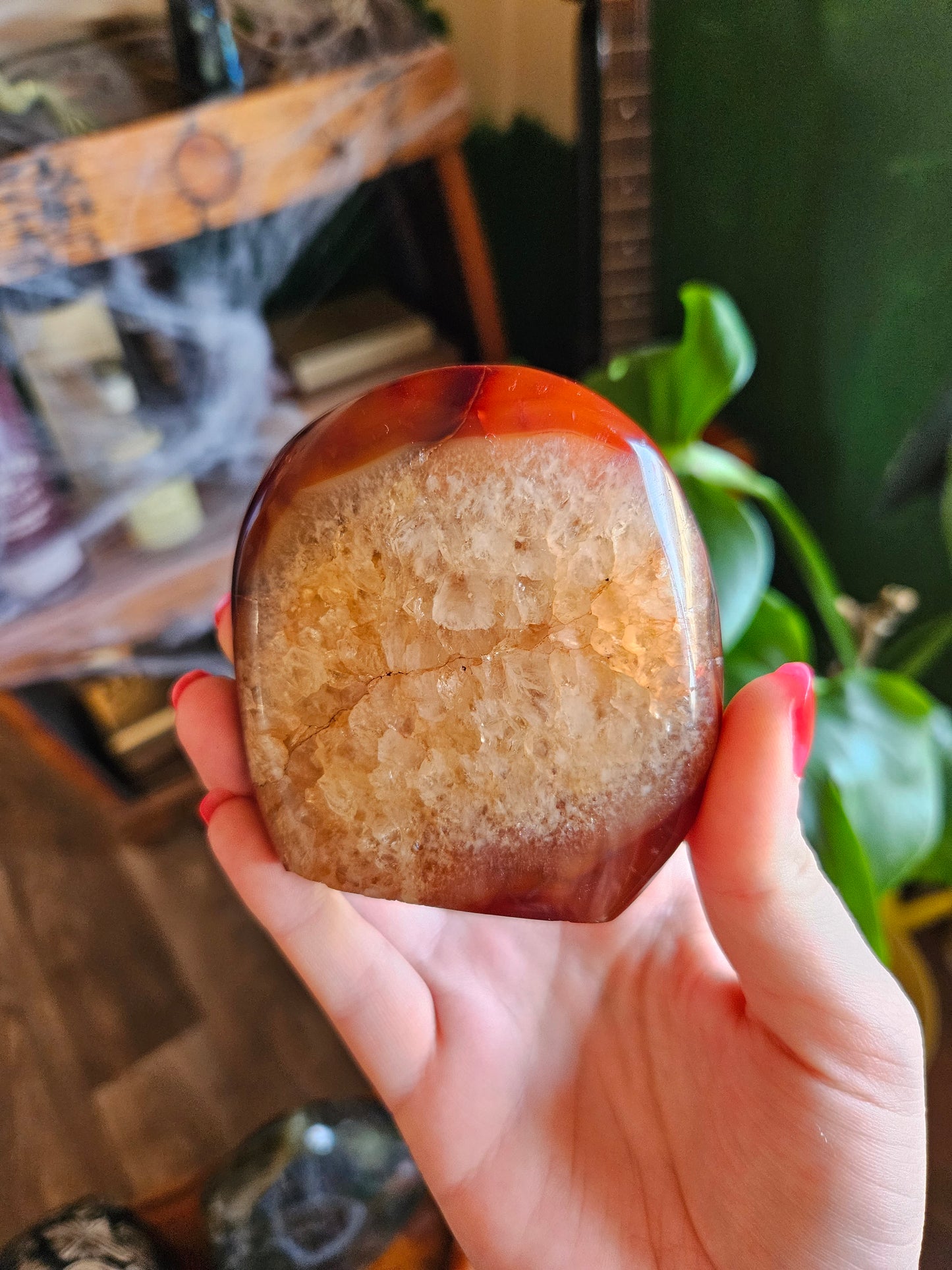 Blood Red Carnelian freeform - 339g