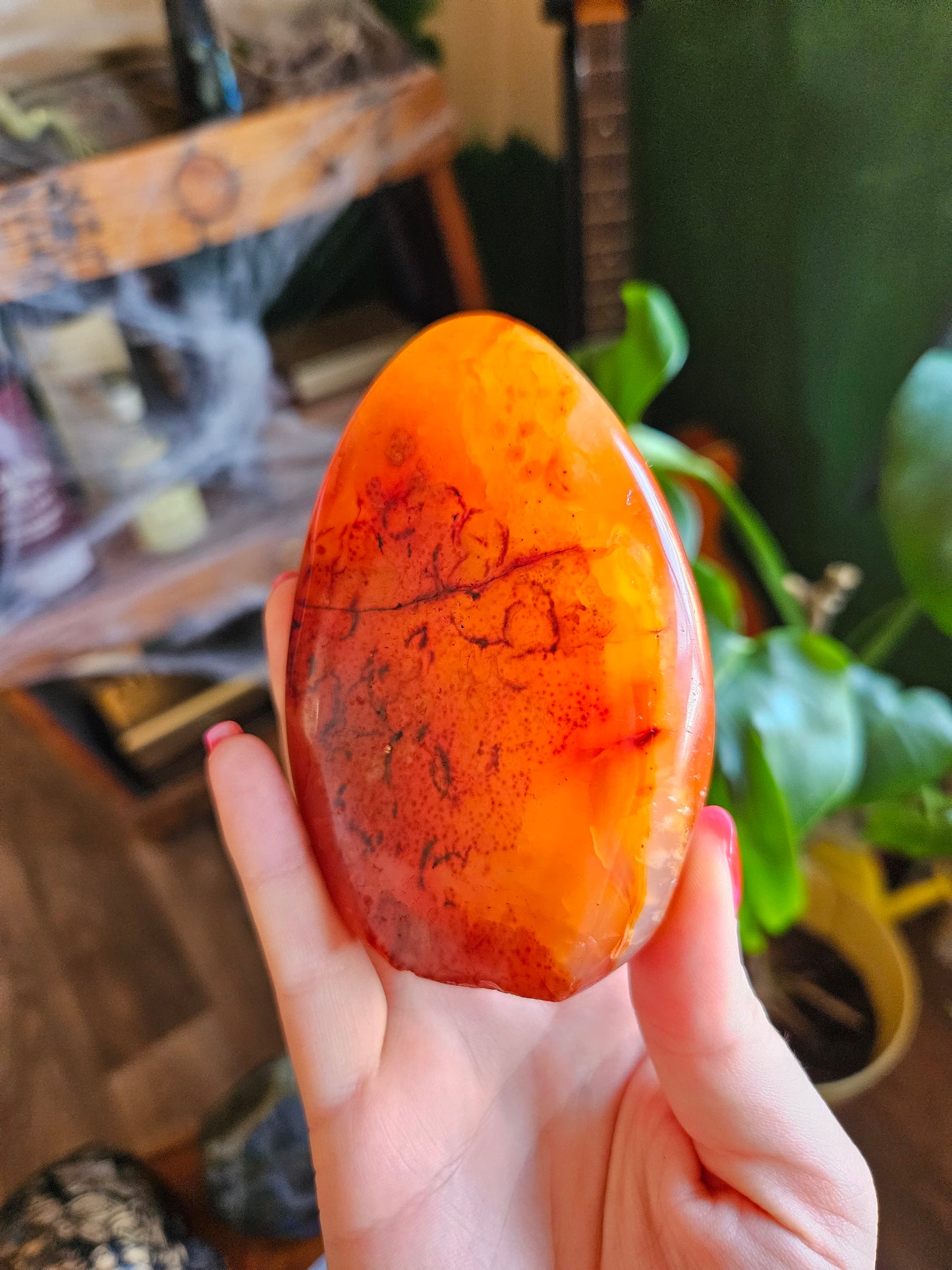 Juicy Orange Carnelian freeform - 316g