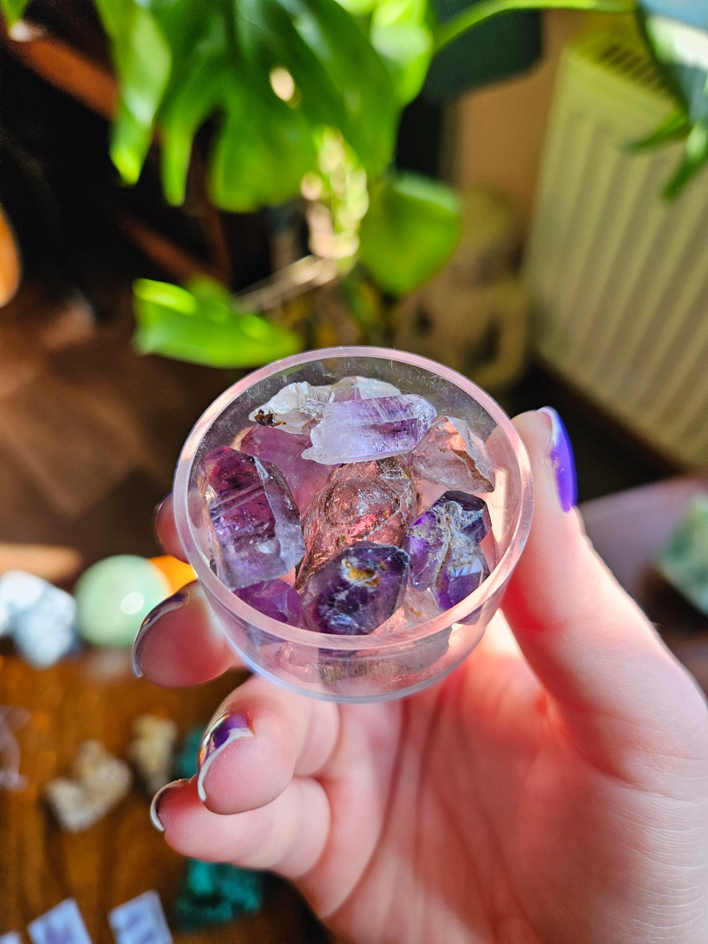 Chiredzi Shangaan Amethyst points in case
