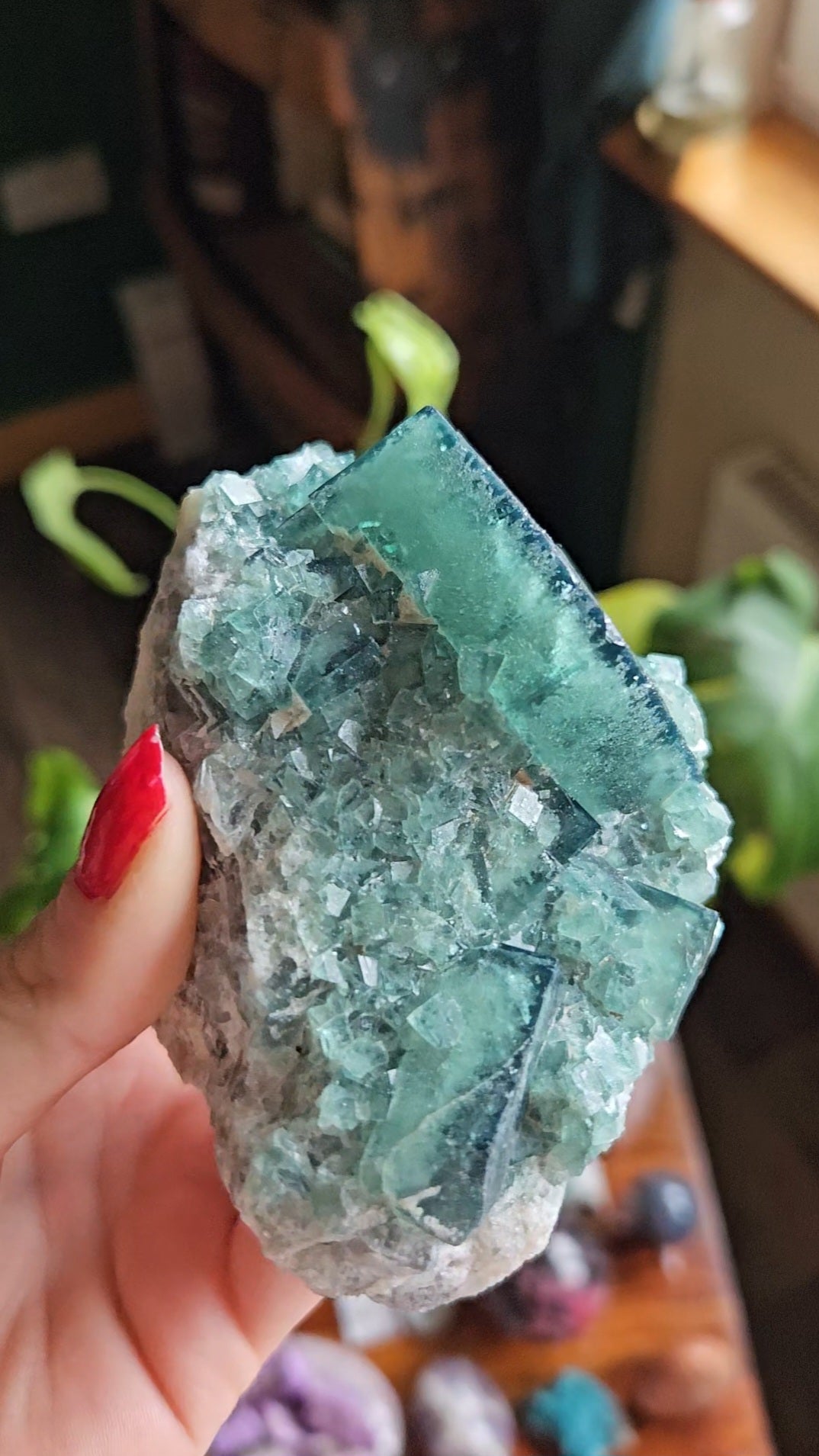 Natural Green Fluorite