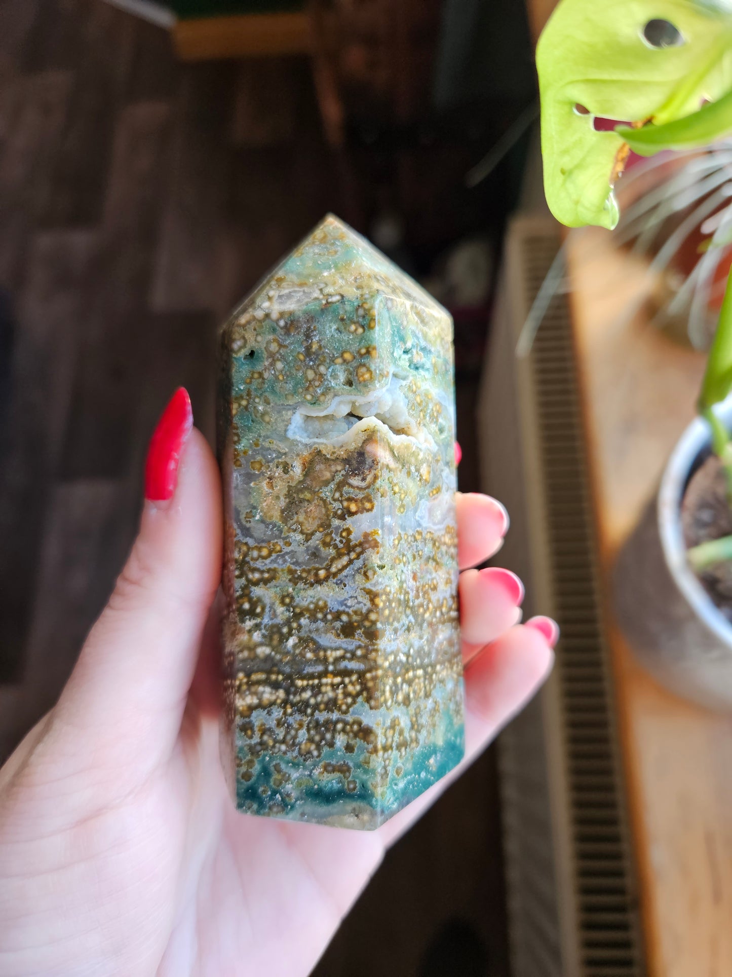 Ocean Jasper tower - 4" inch
