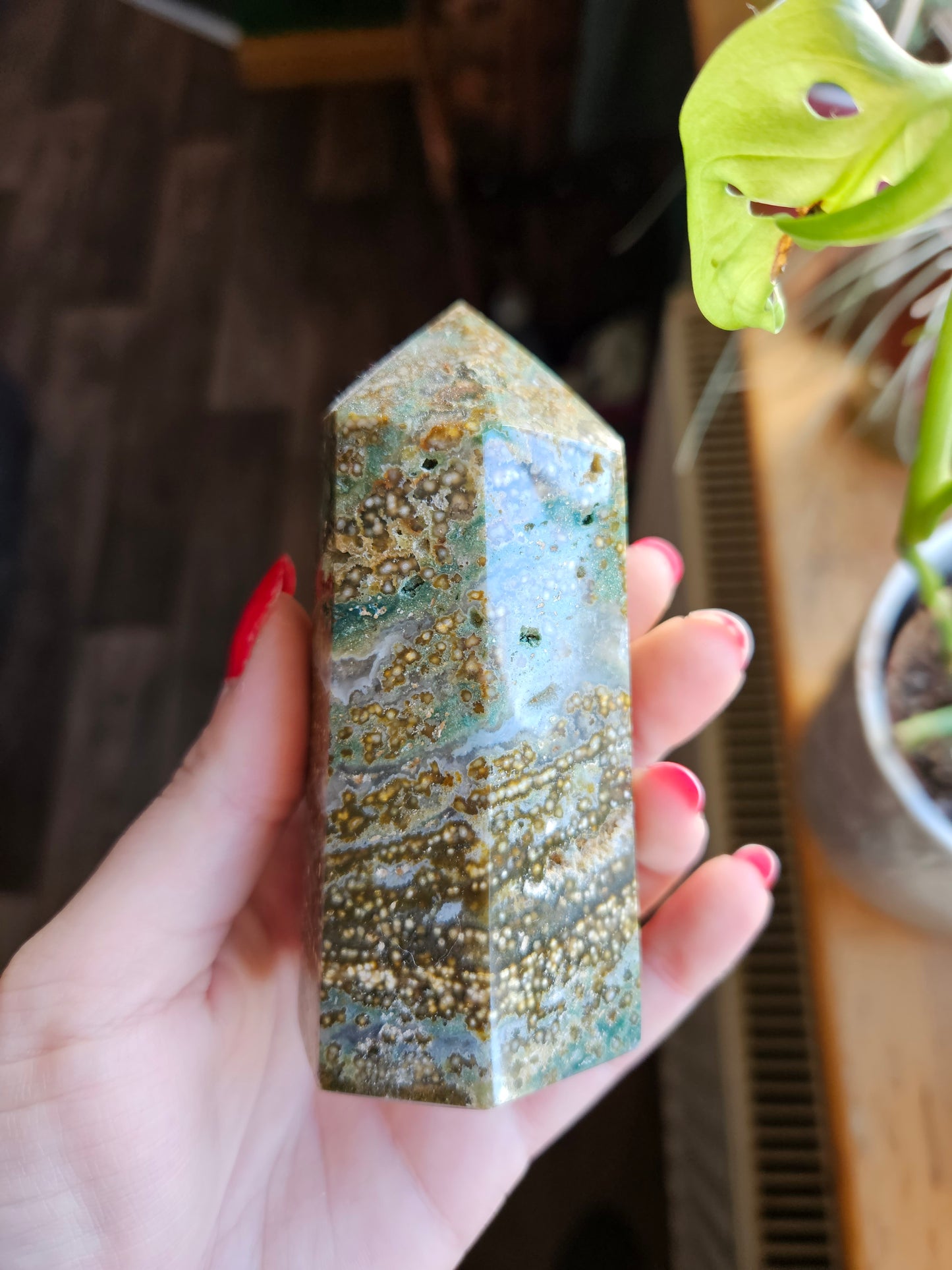 Ocean Jasper tower - 4" inch