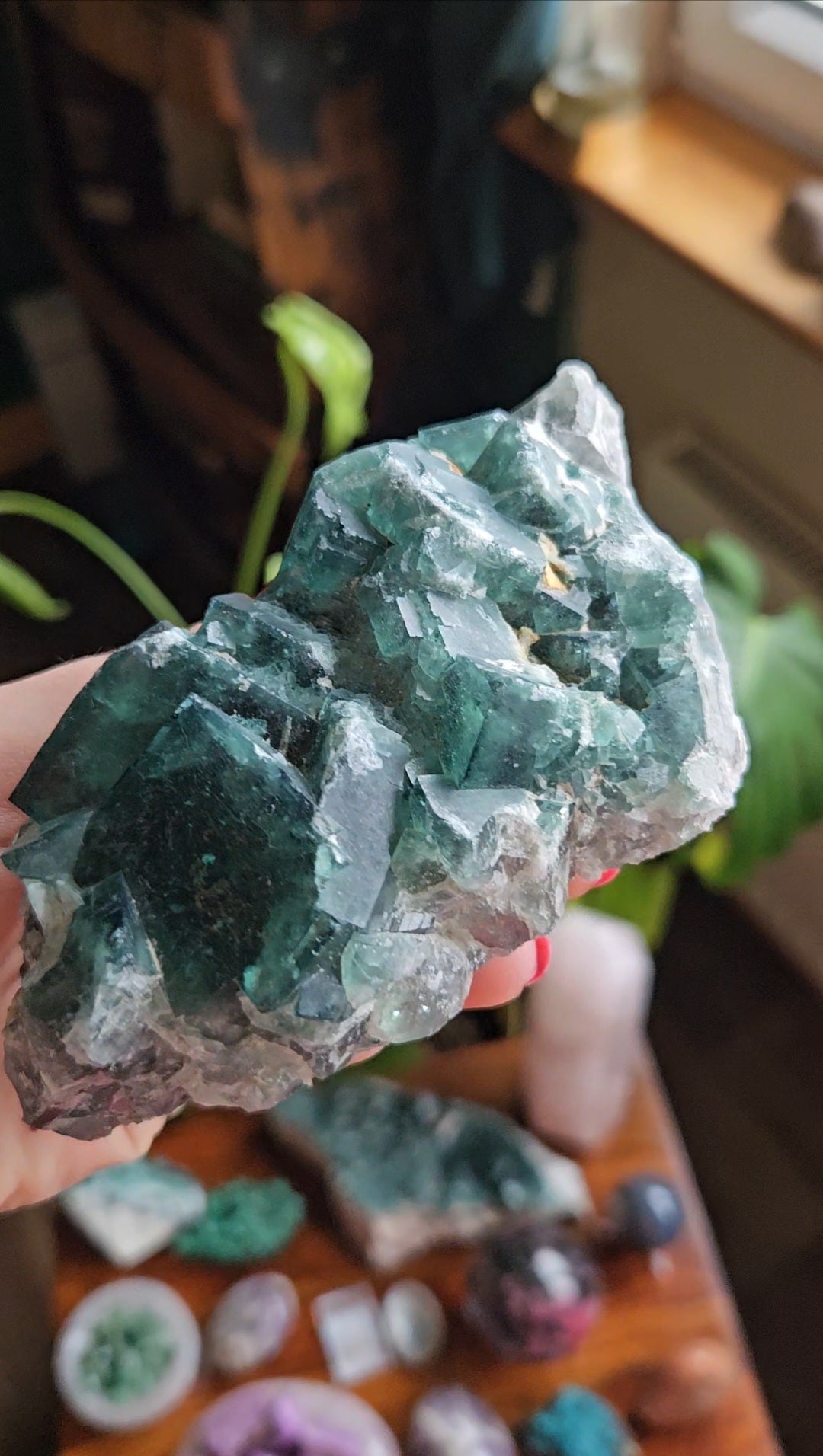 Large Green Fluorite