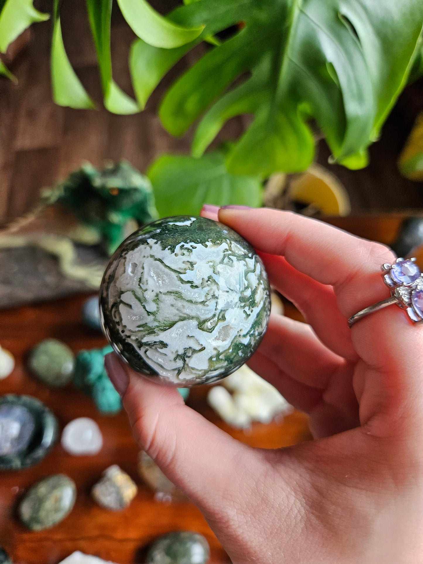 Moss Agate planet