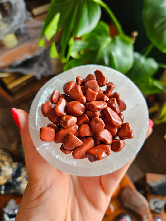 Red Jasper tumble stone
