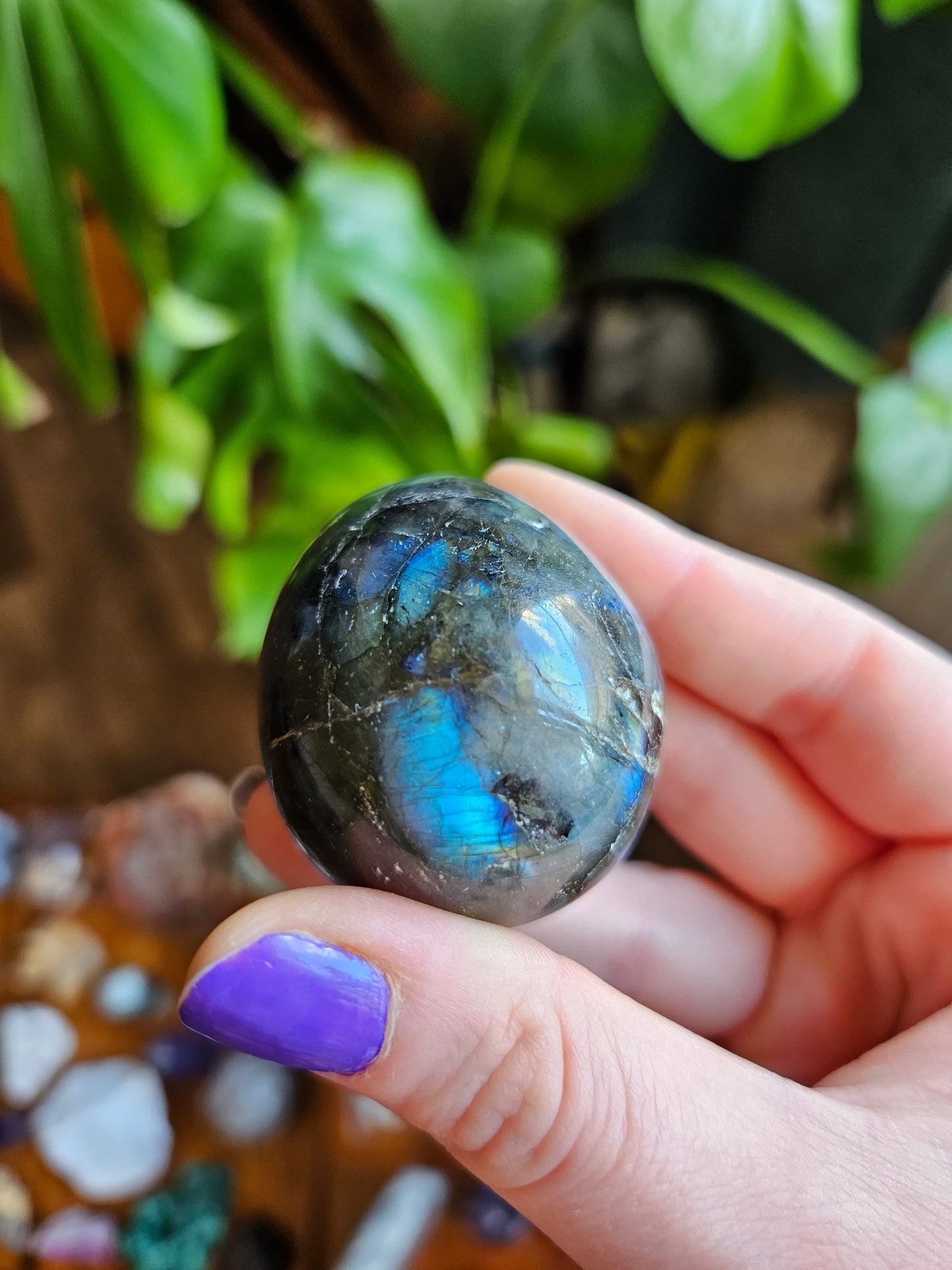 Labradorite egg