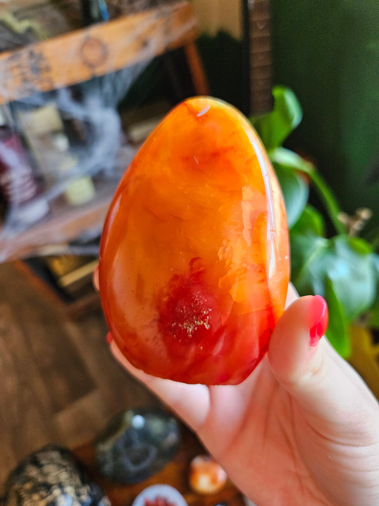 Juicy Orange Carnelian freeform - 316g