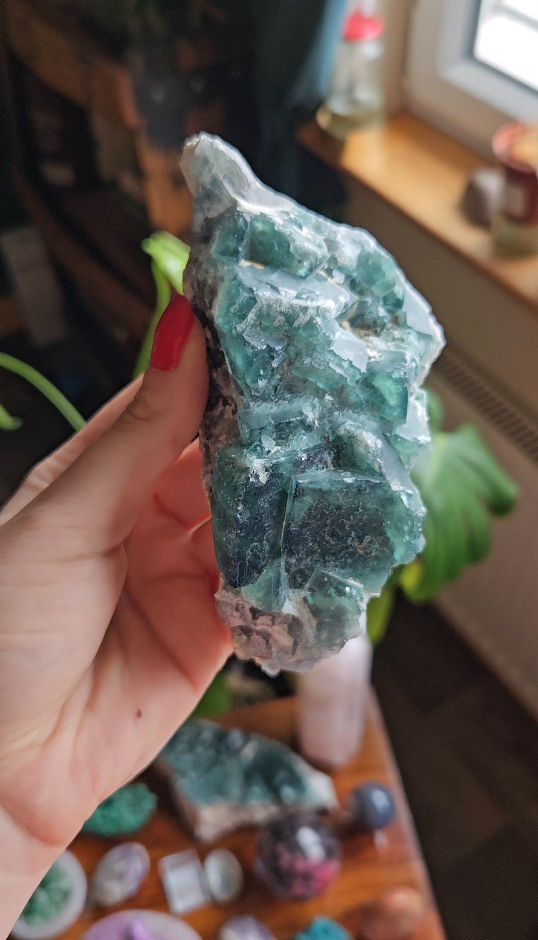 Large Green Fluorite