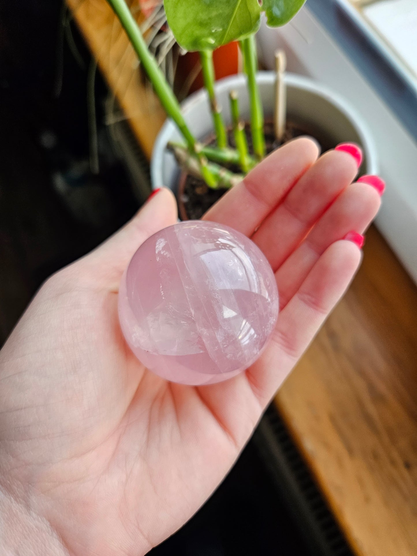 Rose Quartz sphere