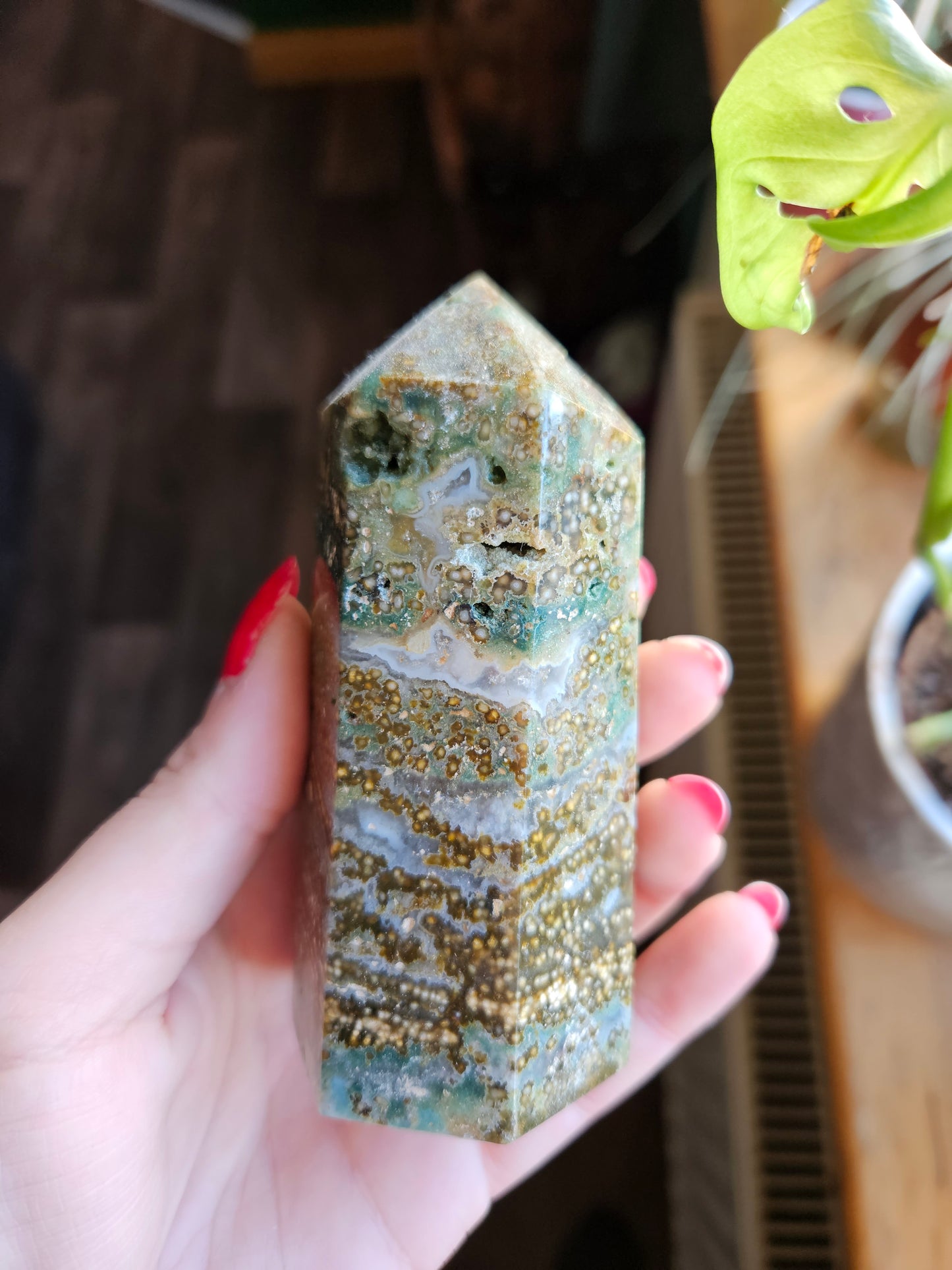 Ocean Jasper tower - 4" inch