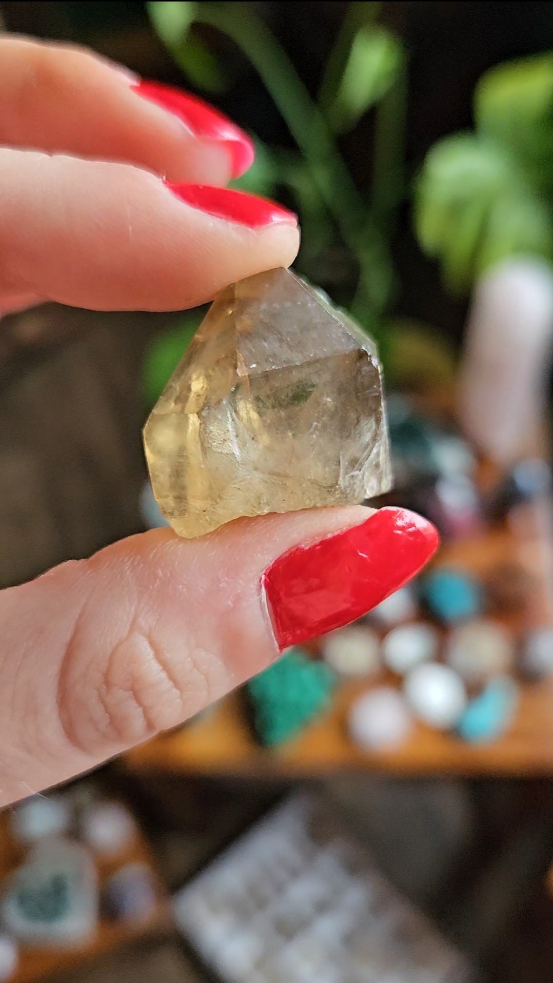Kundalini Citrine with rainbow flash - 12g