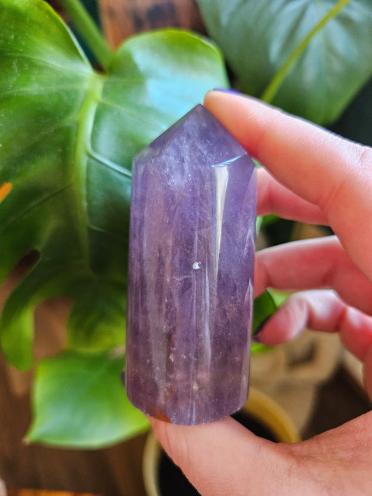 Cylindrical Purple Fluorite tower