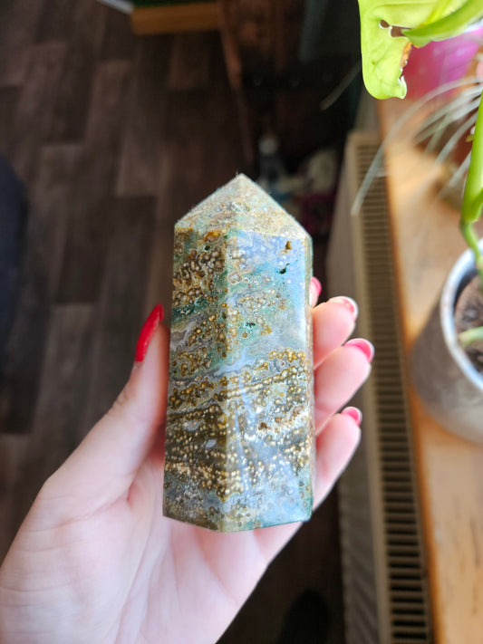 Ocean Jasper tower - 4" inch