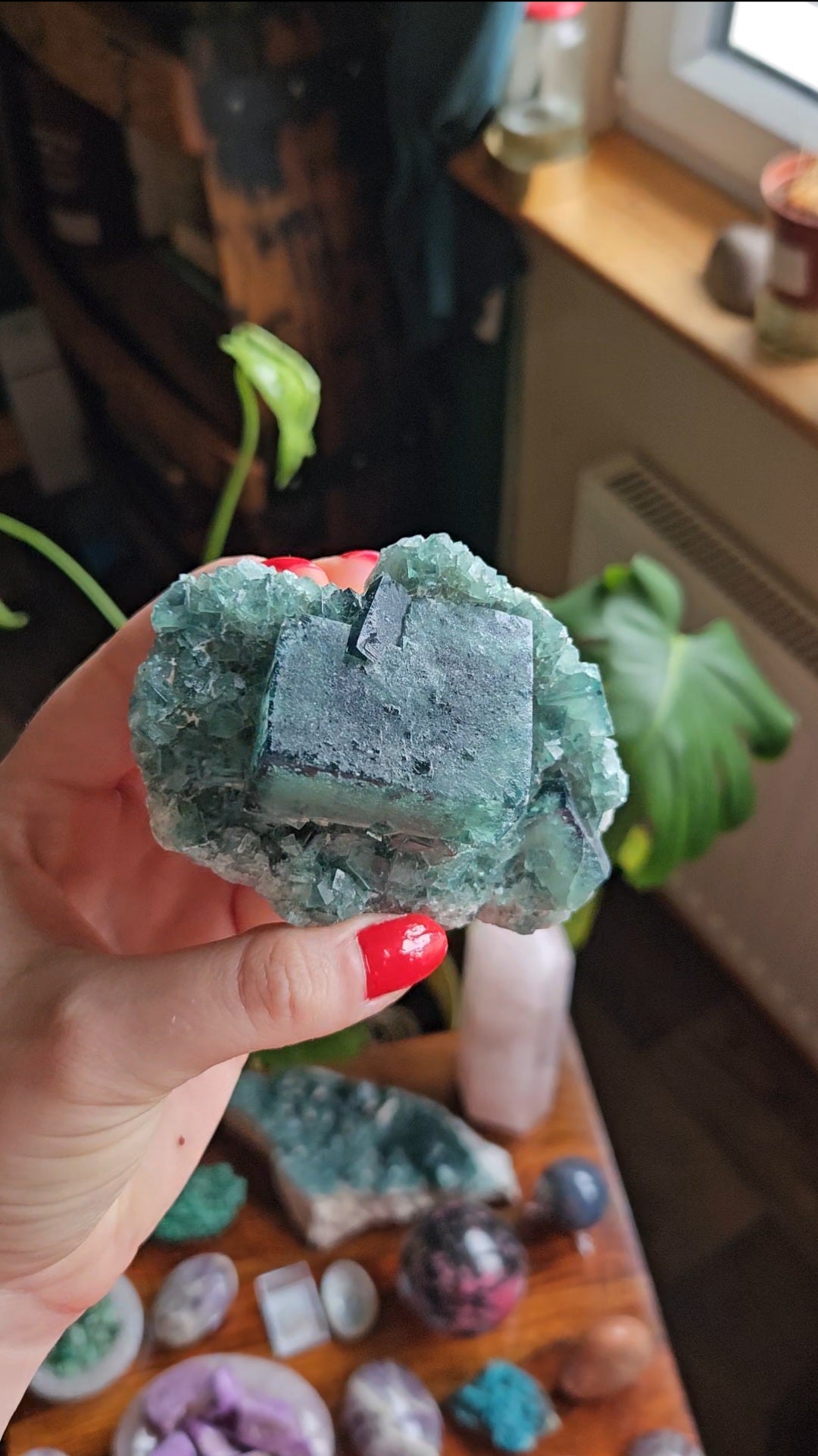 Natural Green Fluorite