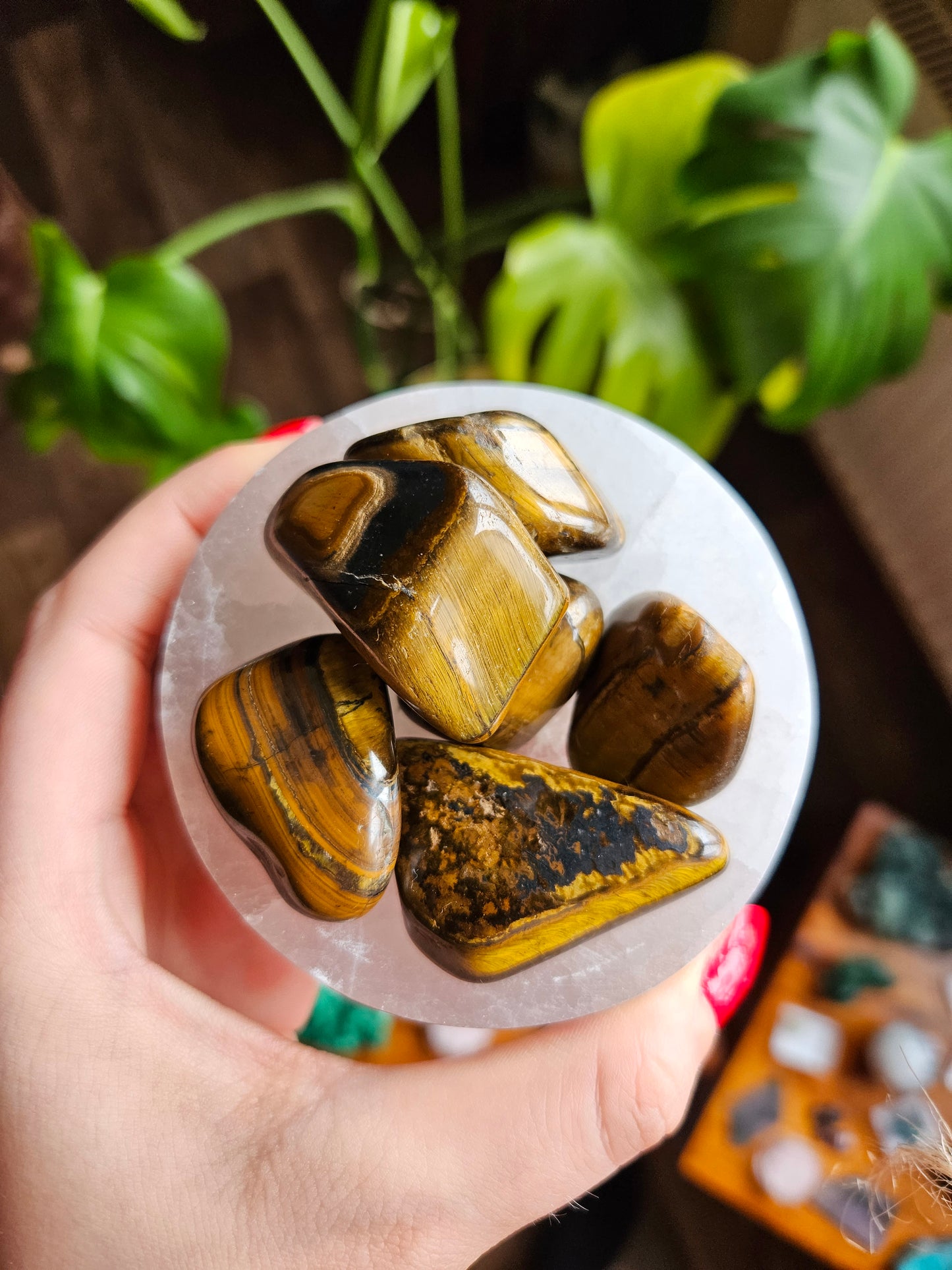 Large Tiger's Eye tumble