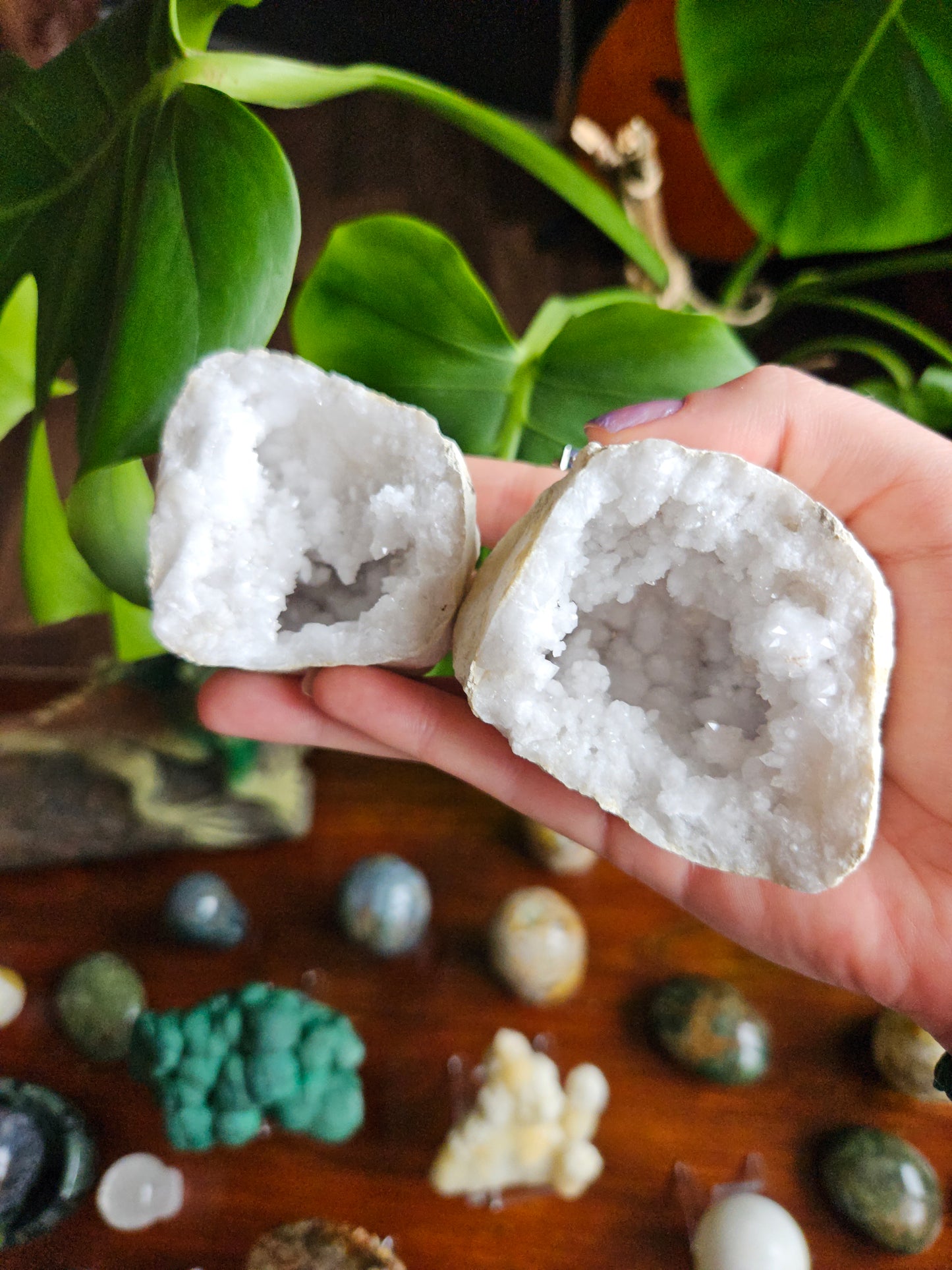 Large Clear Quartz geode