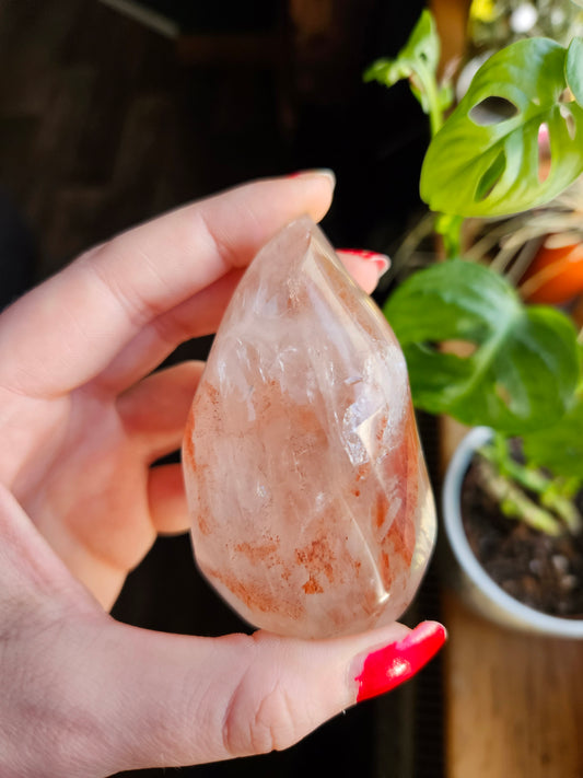 Fire Quartz flame carving