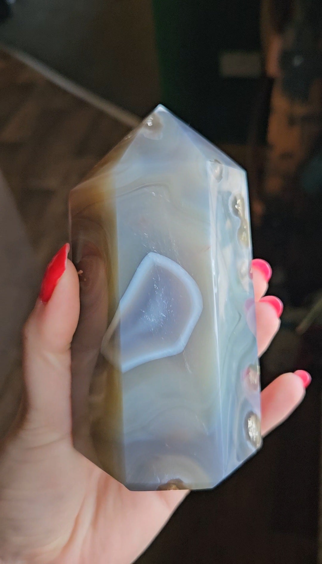 XL Orca Agate tower - 671g