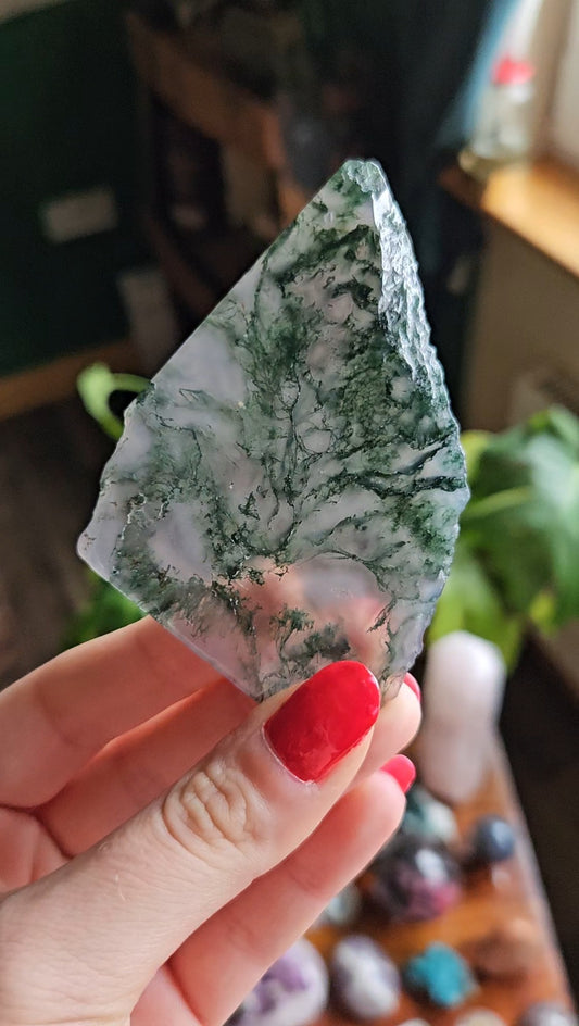Purple Moss Agate slab - 38g