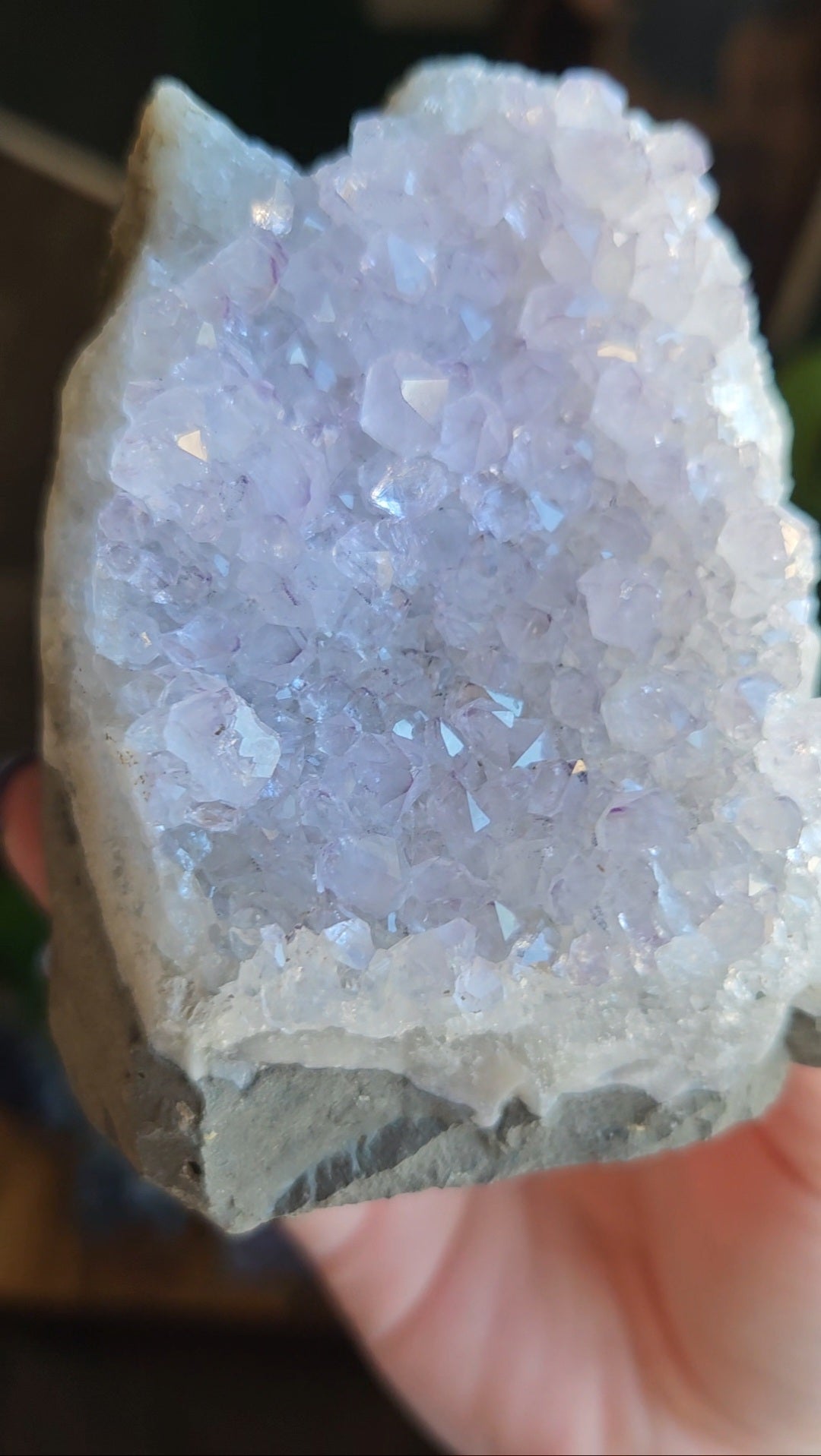 Large Lilac Amethyst geode - 462g