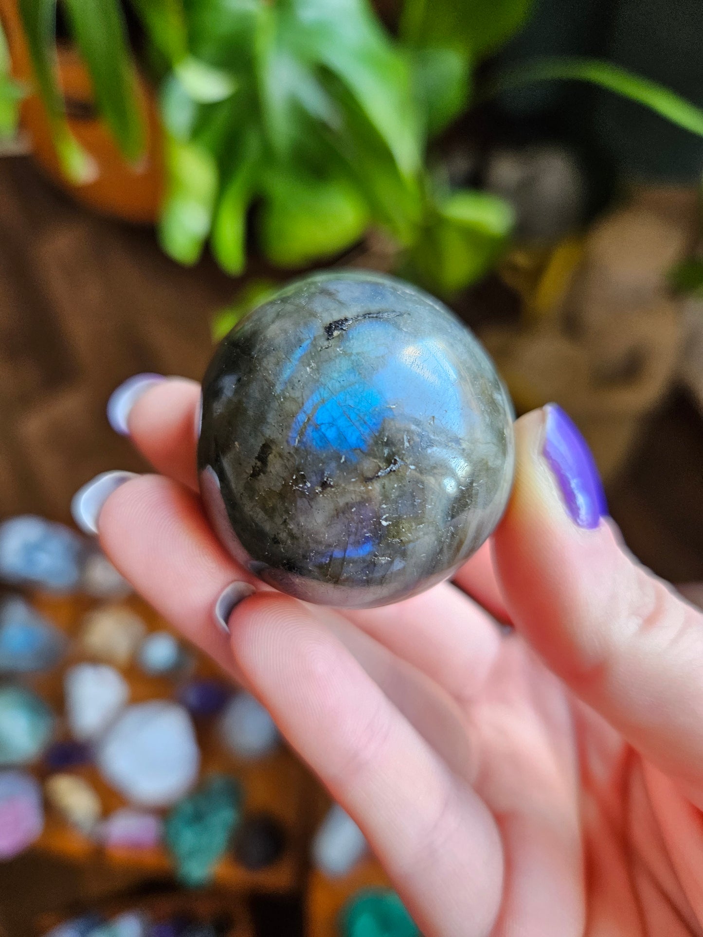 Labradorite egg