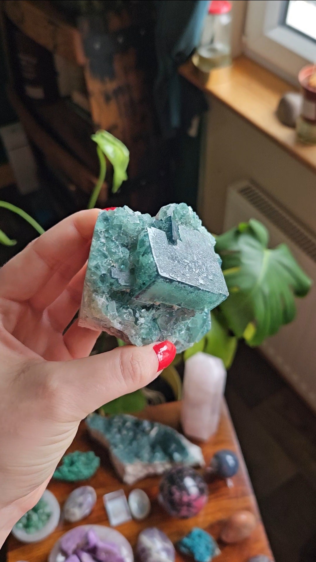 Natural Green Fluorite