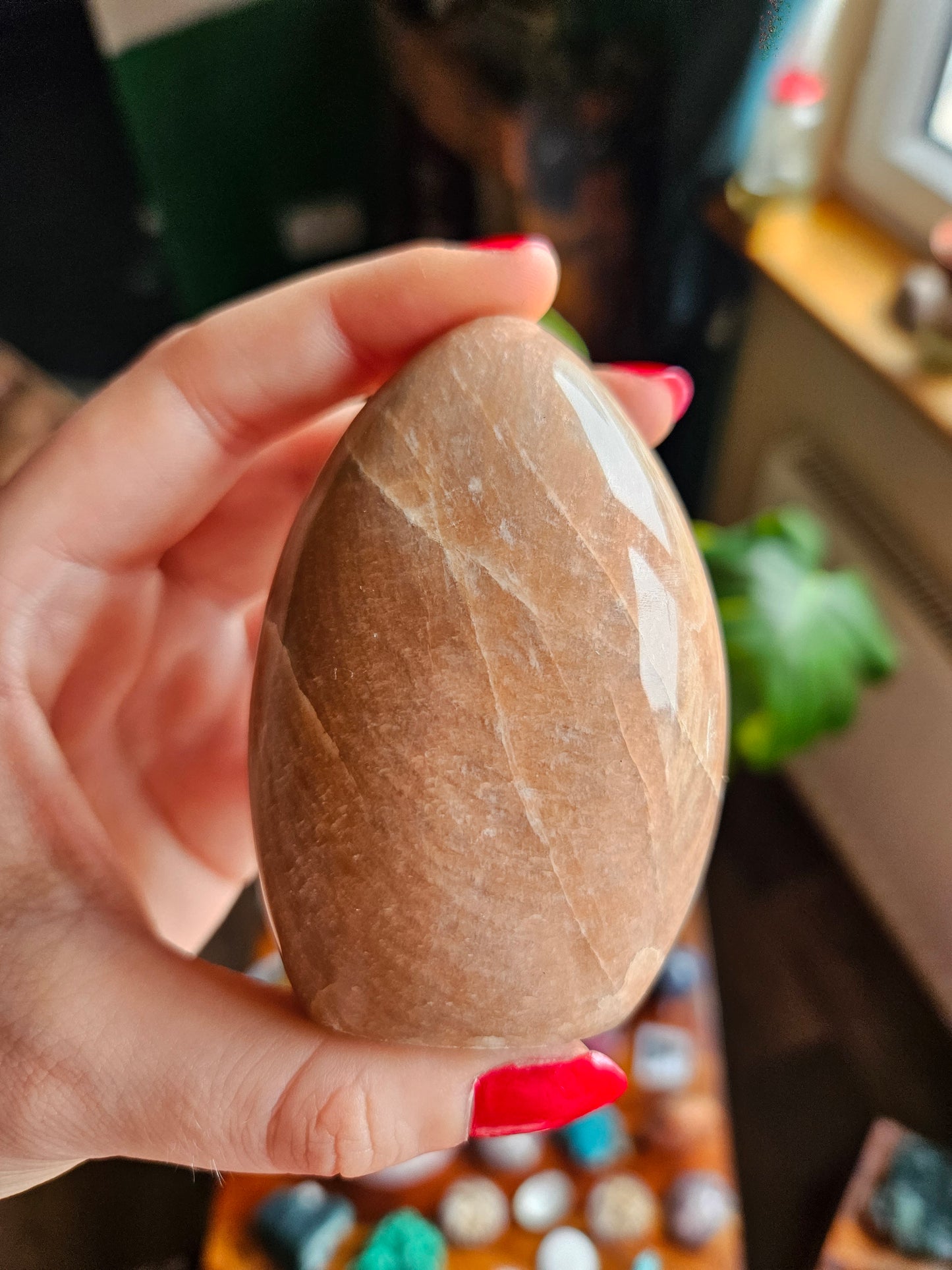 Peach Moonstone freeform - B