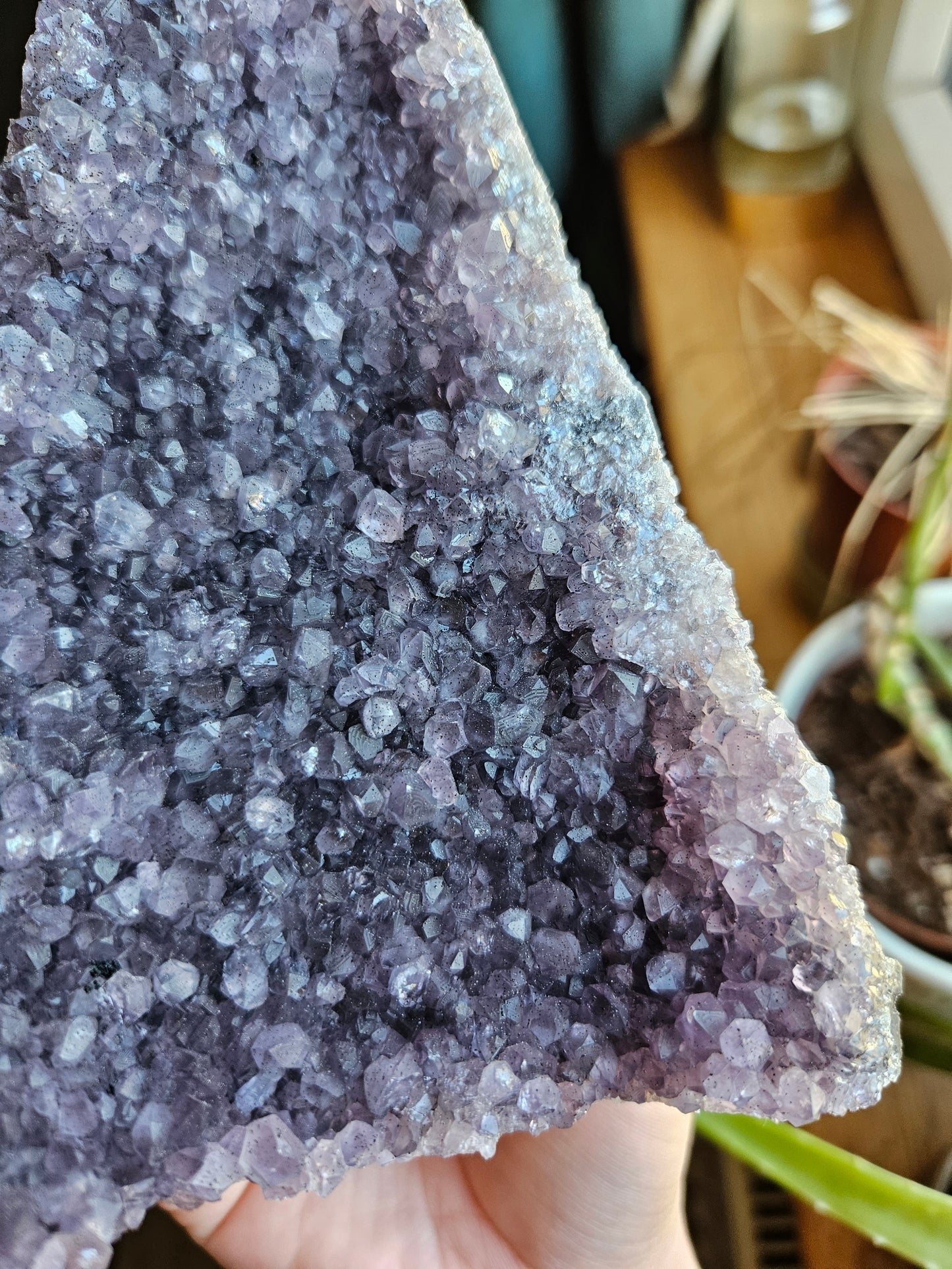 Grape Amethyst geode - 1kg