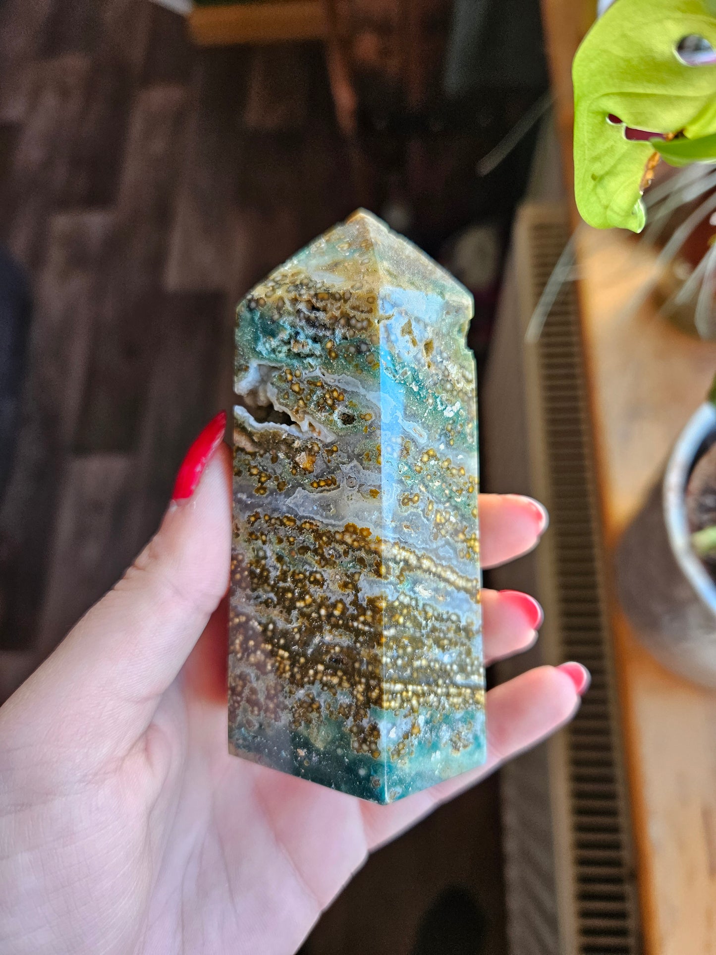 Ocean Jasper tower - 4" inch