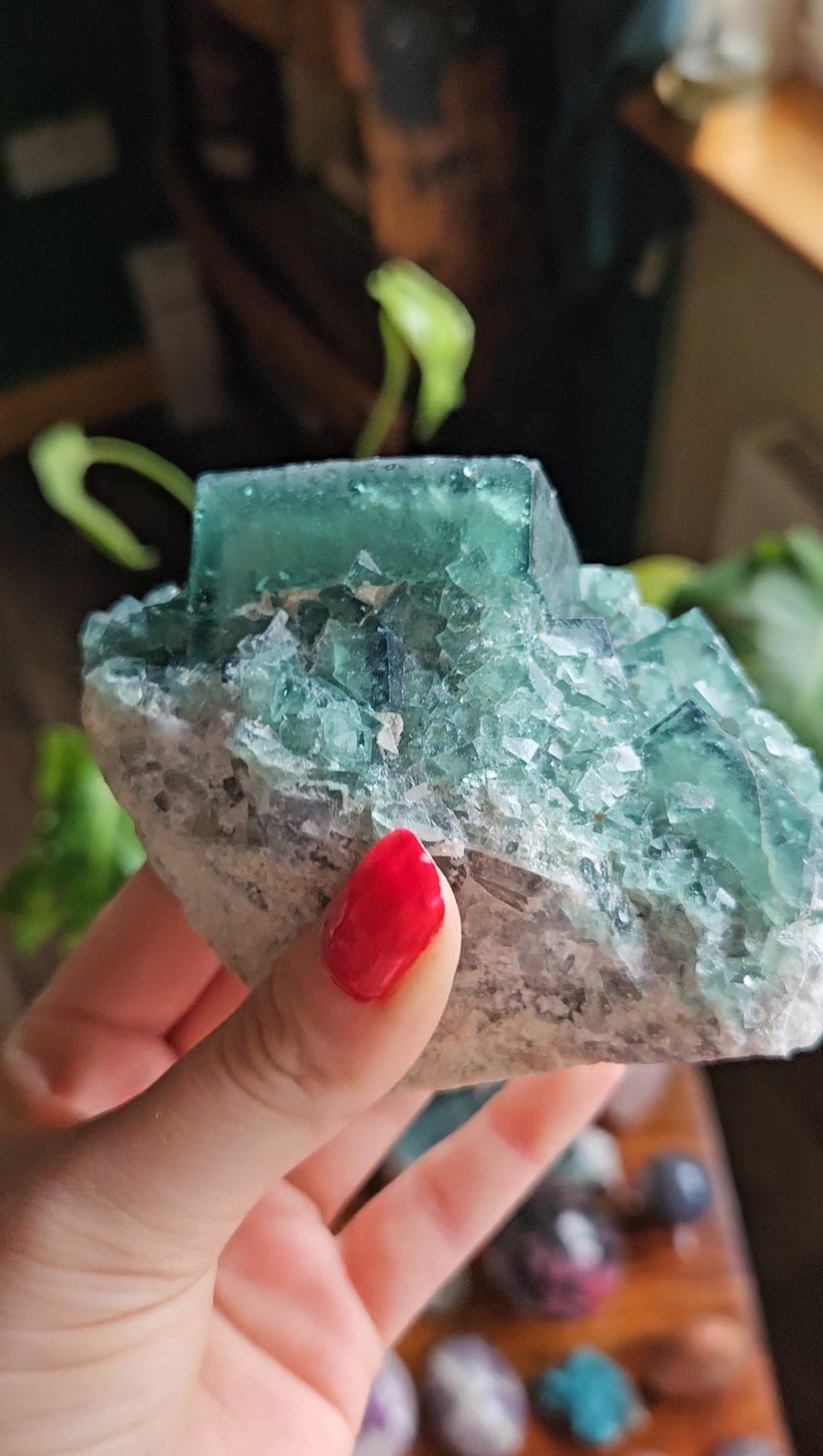 Natural Green Fluorite