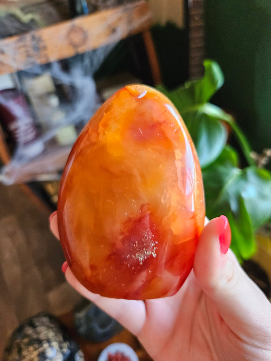 Juicy Orange Carnelian freeform - 316g