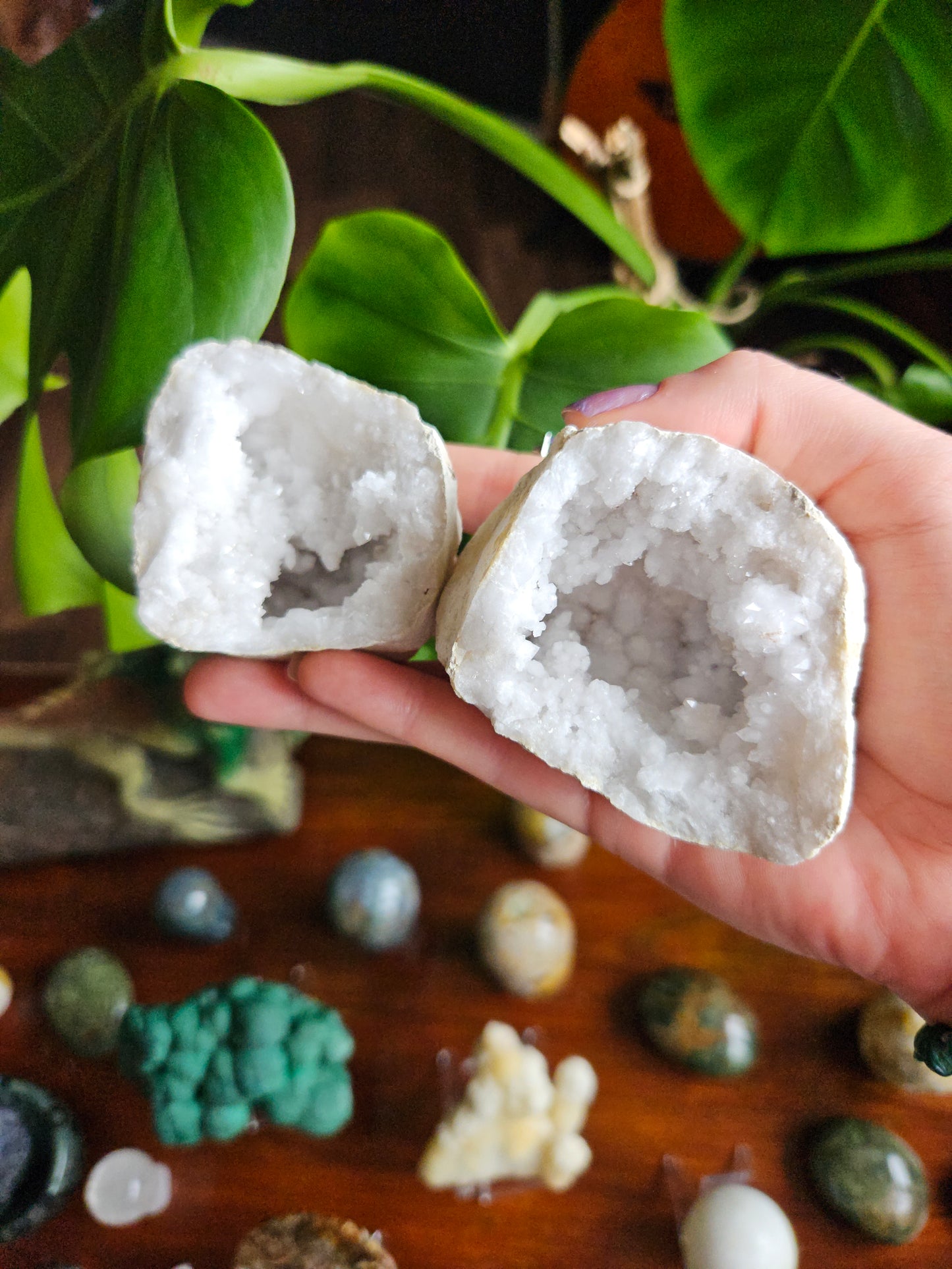 Large Clear Quartz geode