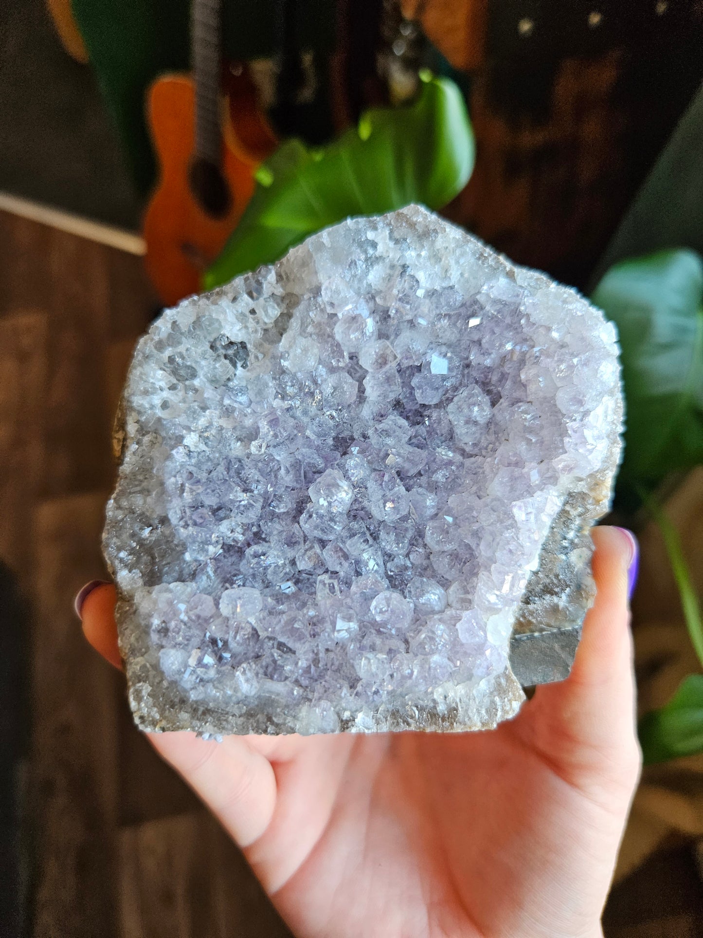 Lilac Amethyst geode