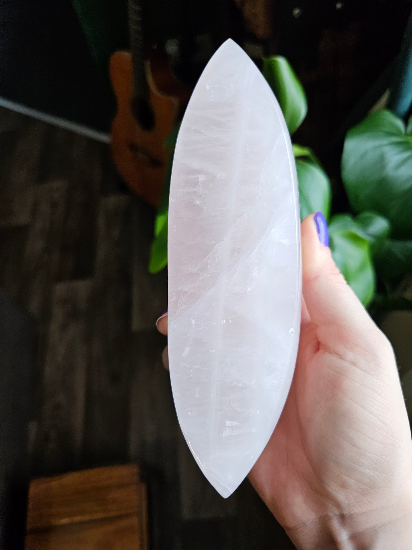 Large Rose Quartz Moon