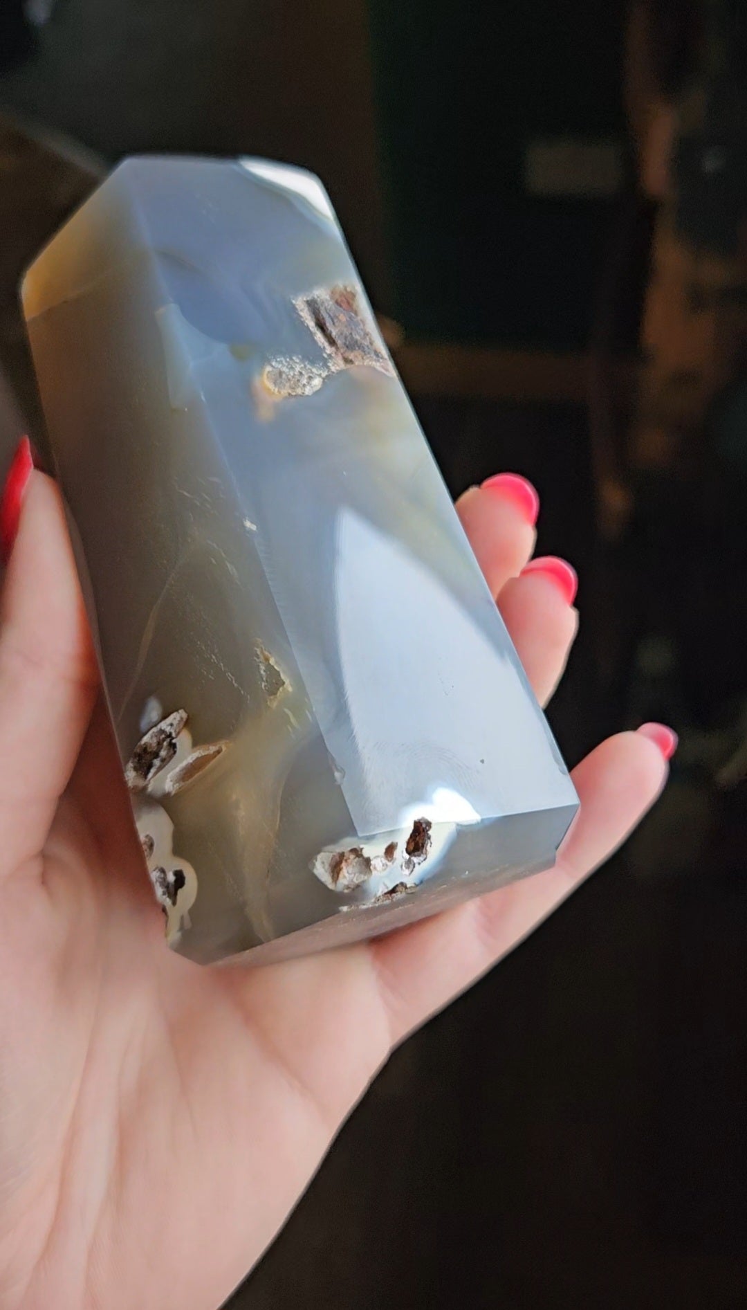 XL Orca Agate tower - 635g