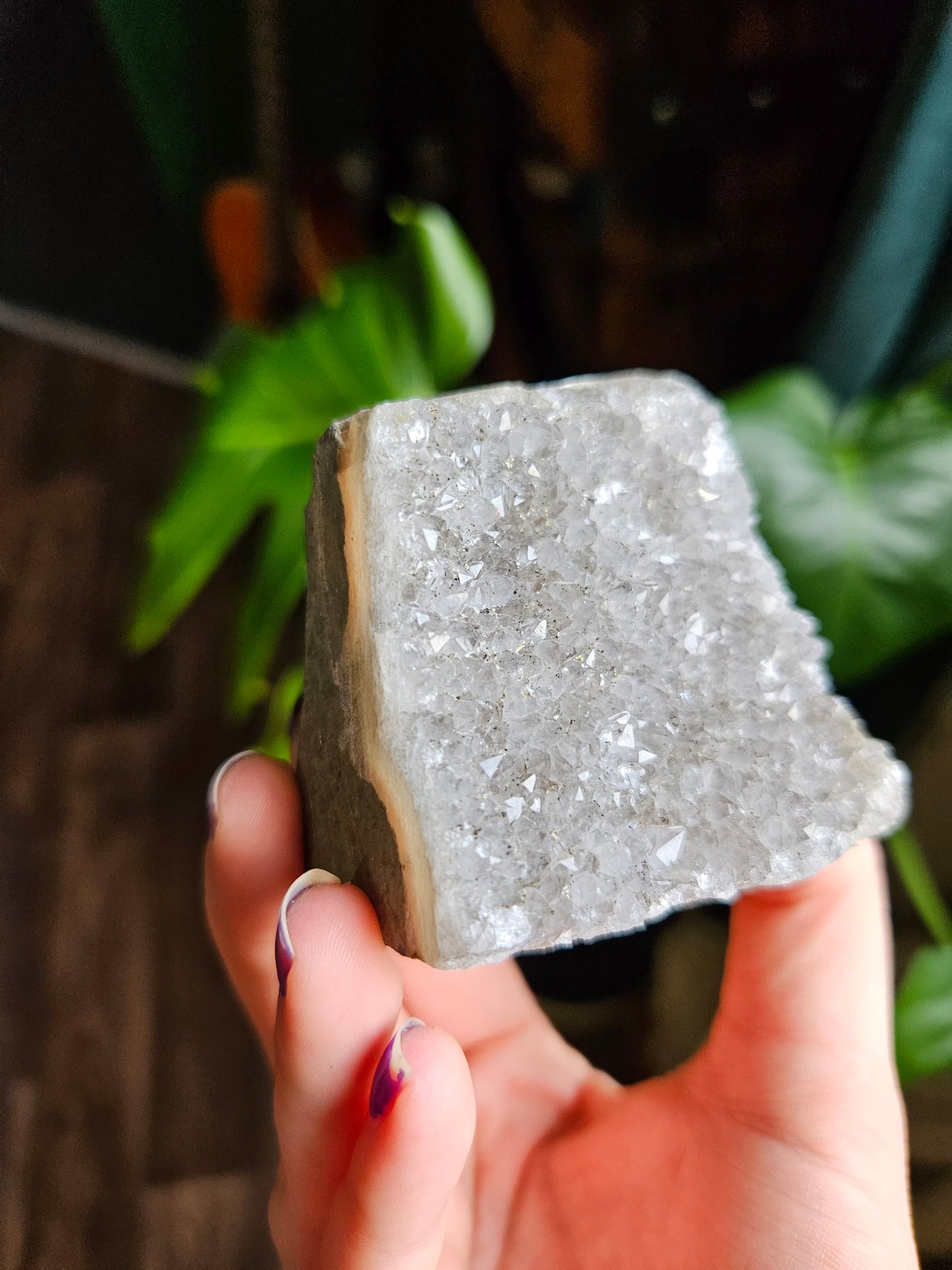 Smoky Amethyst geode