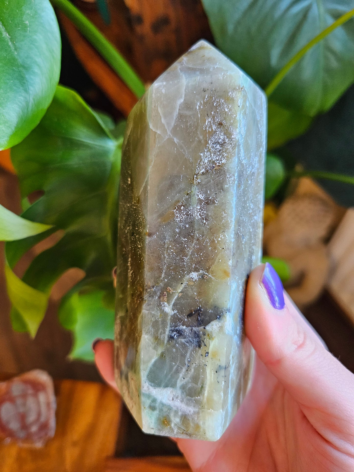 Large Green Moonstone tower