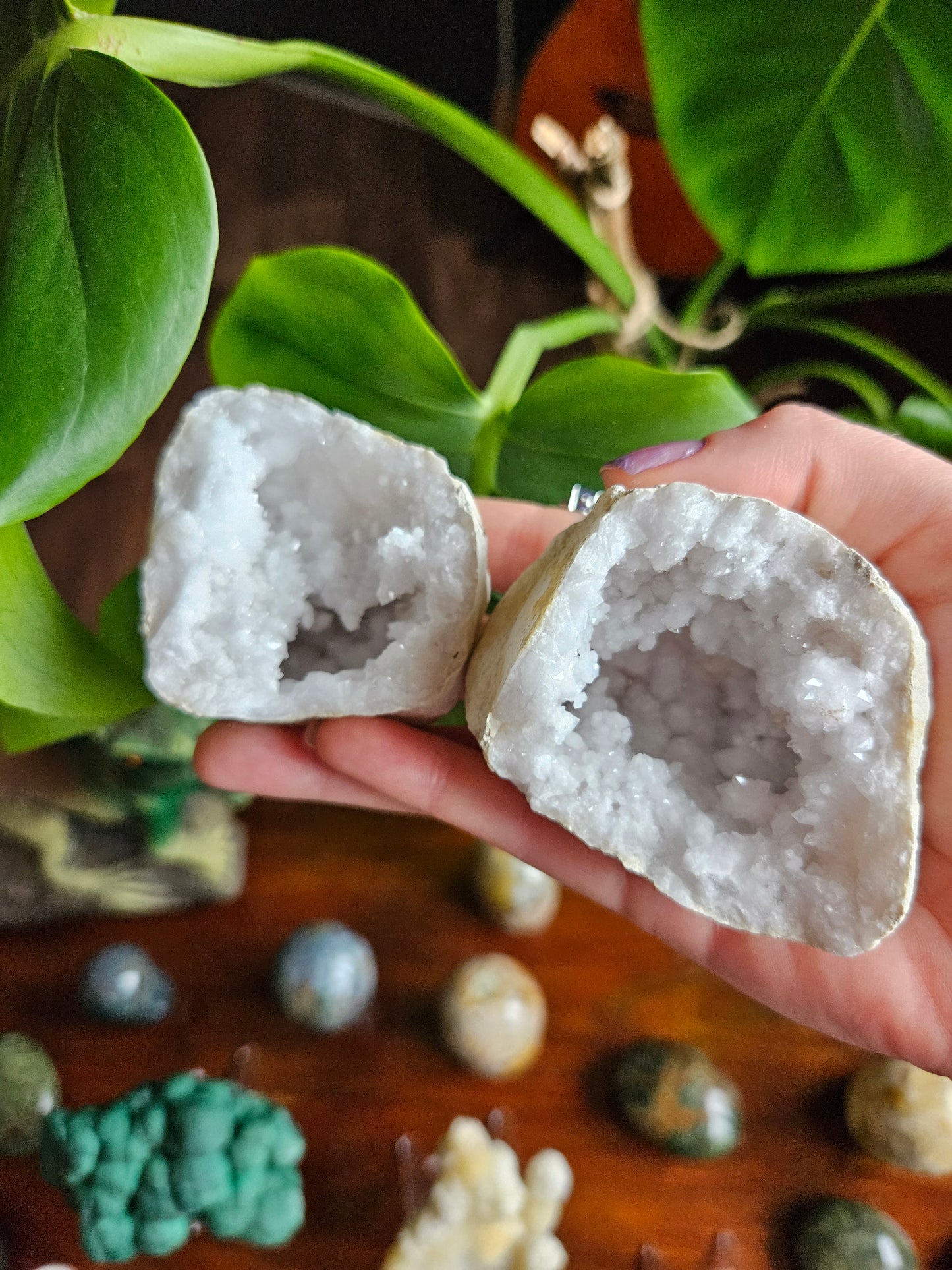 Large Clear Quartz geode