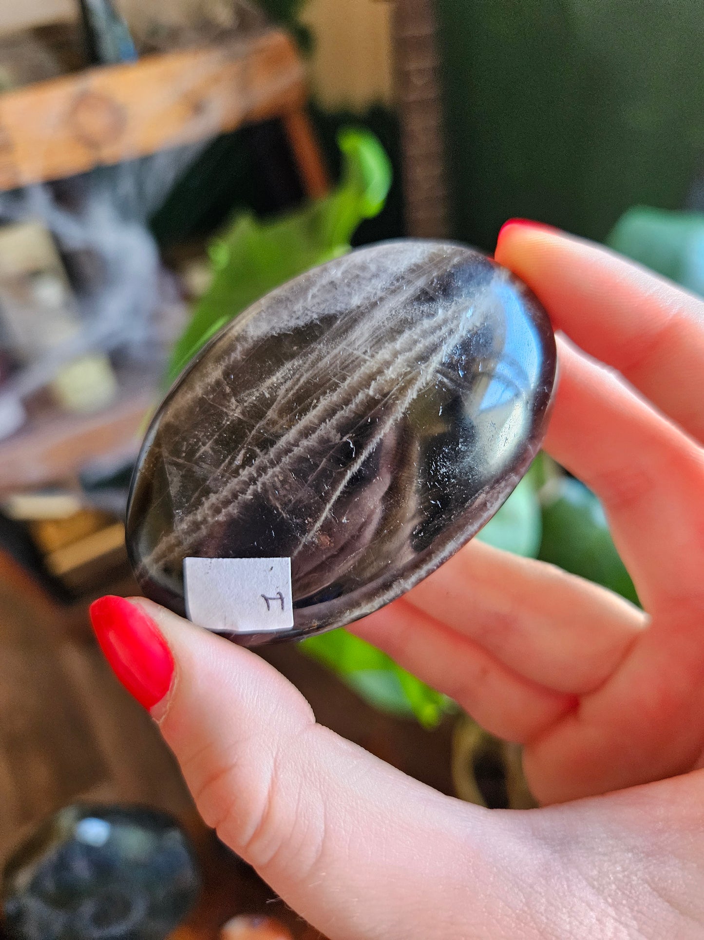 Smoky Quartz palmstone