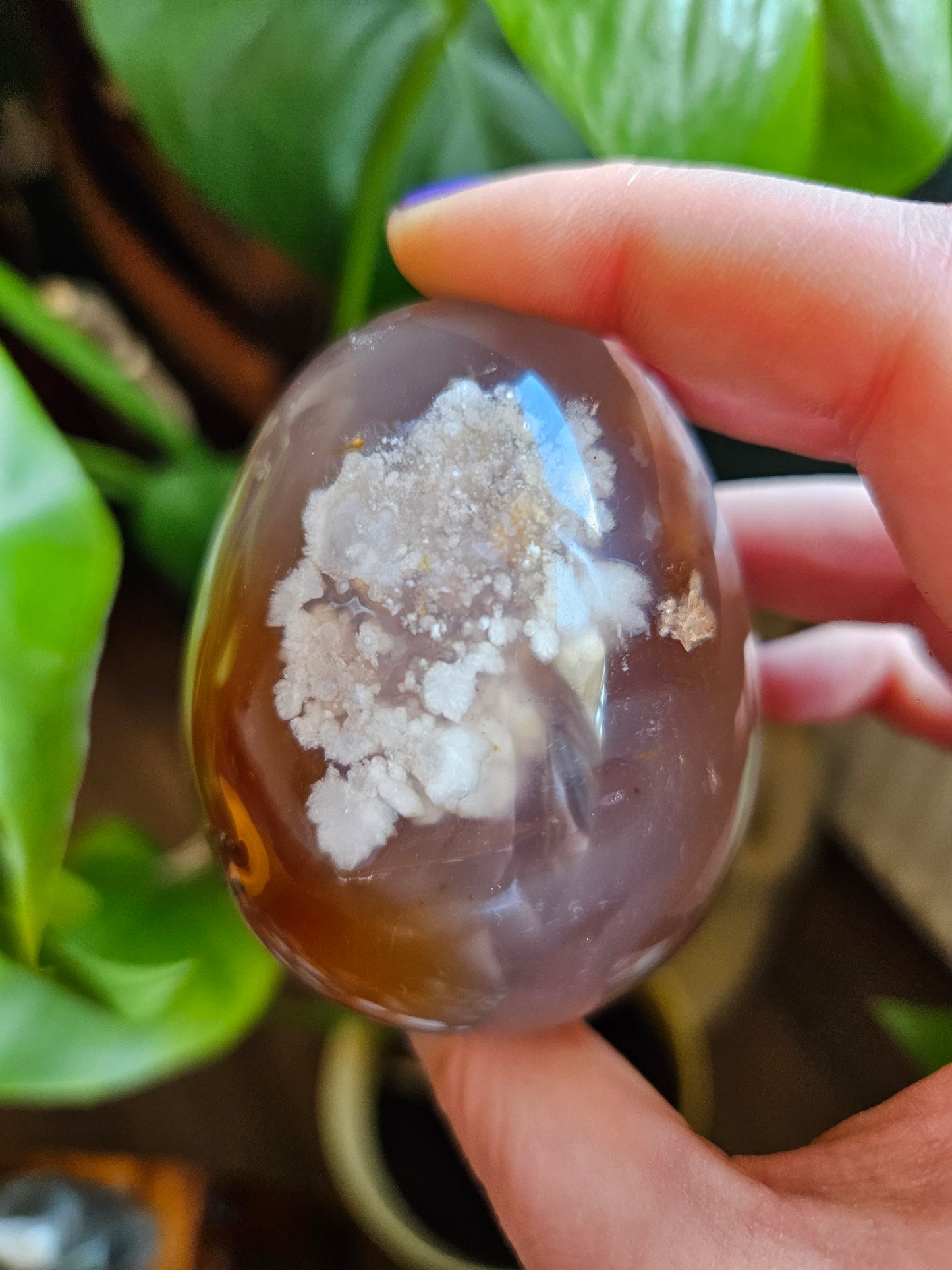 Flower Agate egg