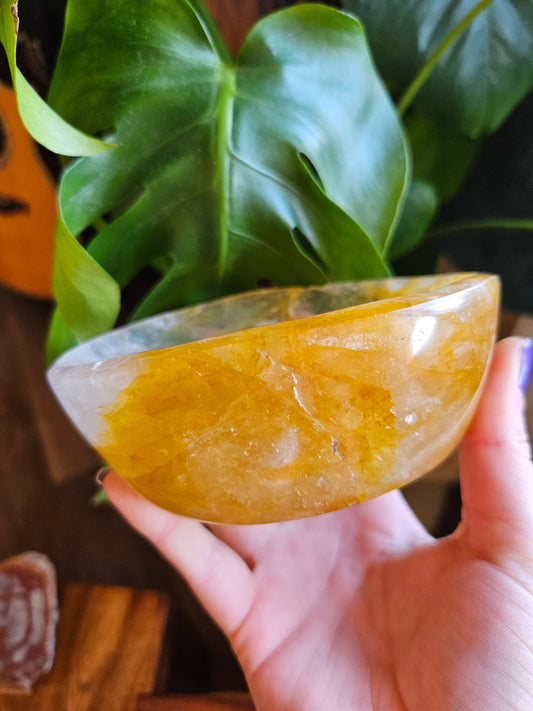 Golden Healer crystal bowl